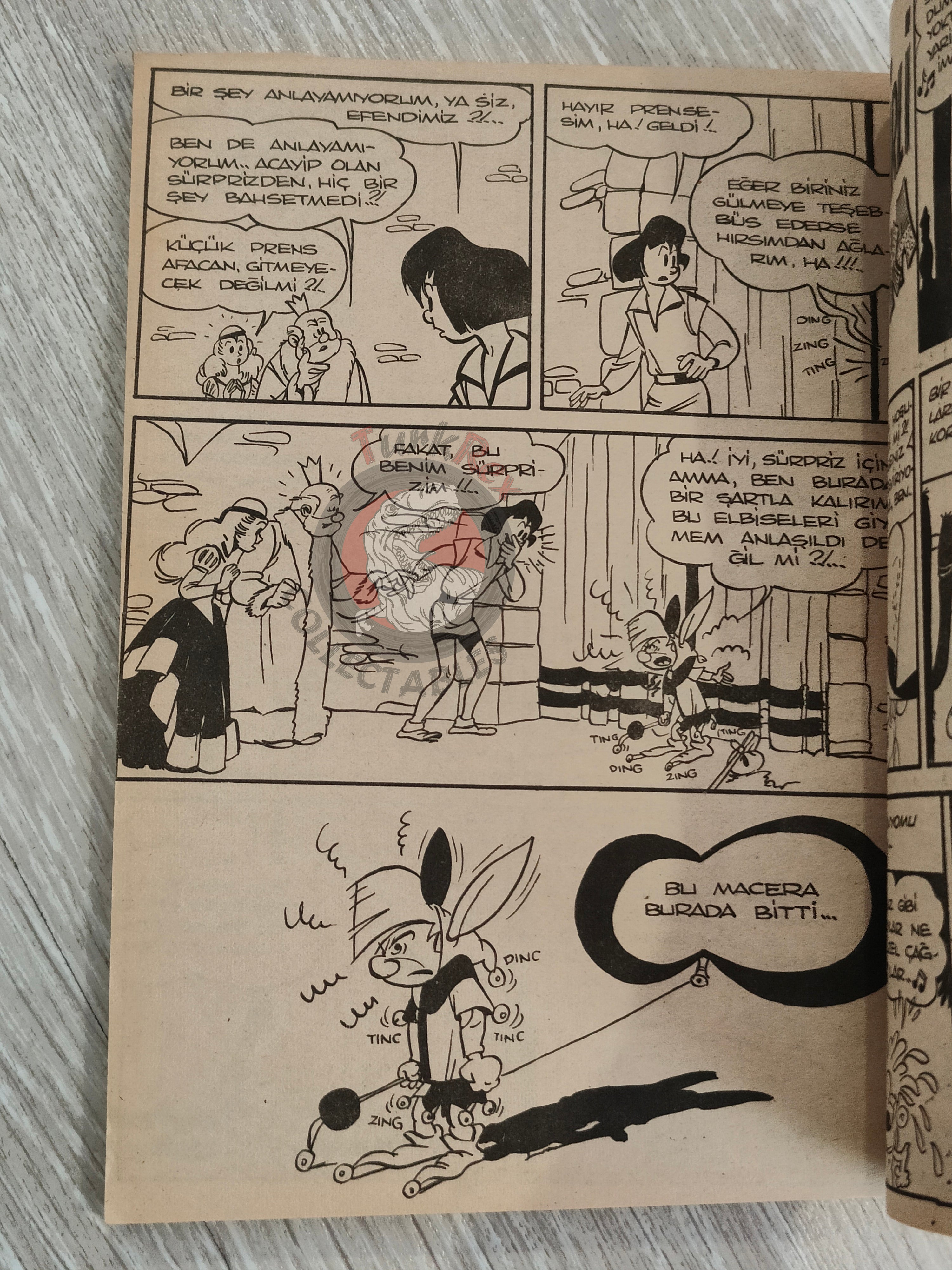 Johan et Pirlouit #19 1982 Turkish Comic Turkey Le Lutin du Bois aux Roches #3