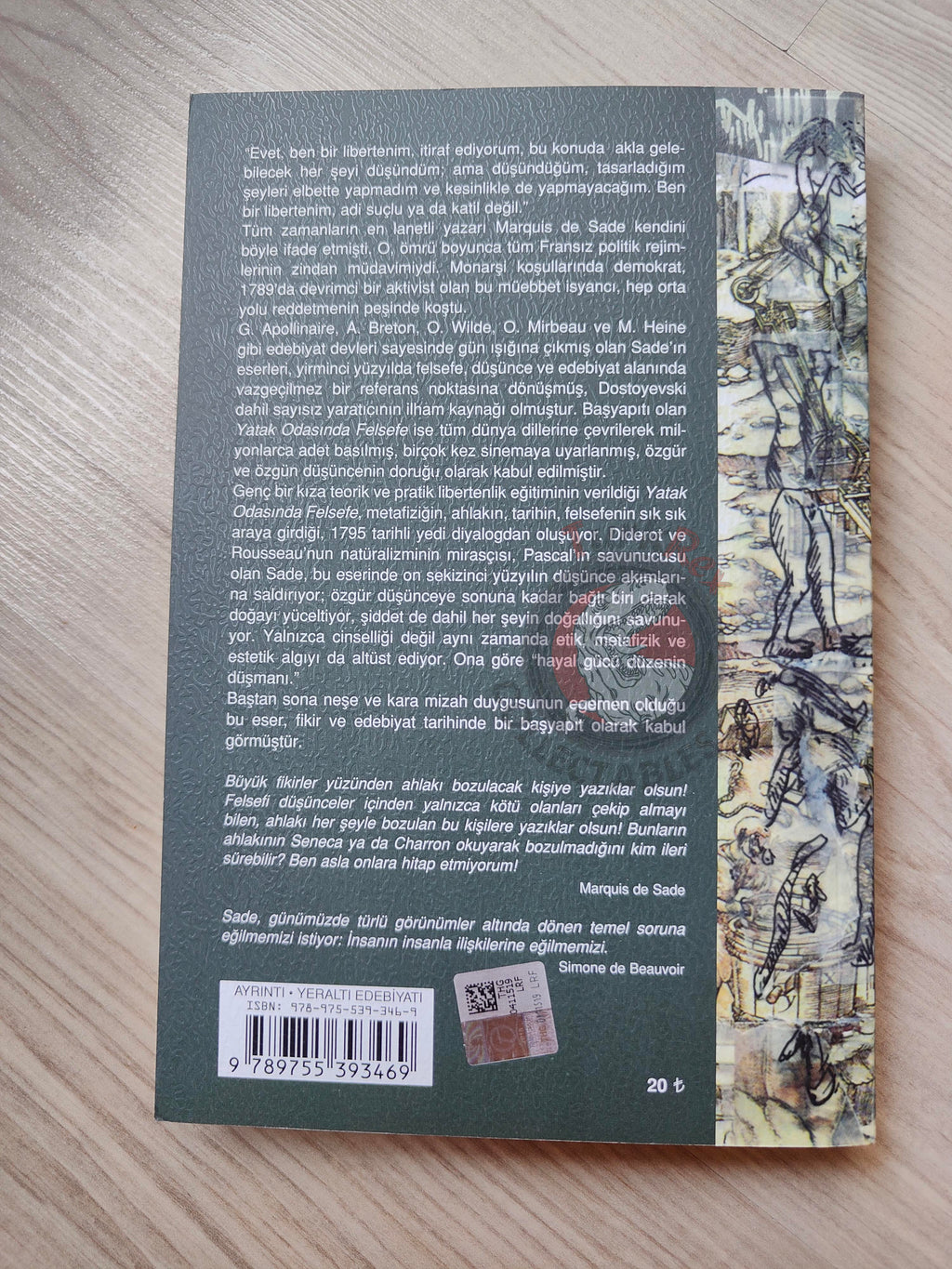 Marquis de Sade – Philosophy in the Bedroom 2018 Turkish Book Turkey