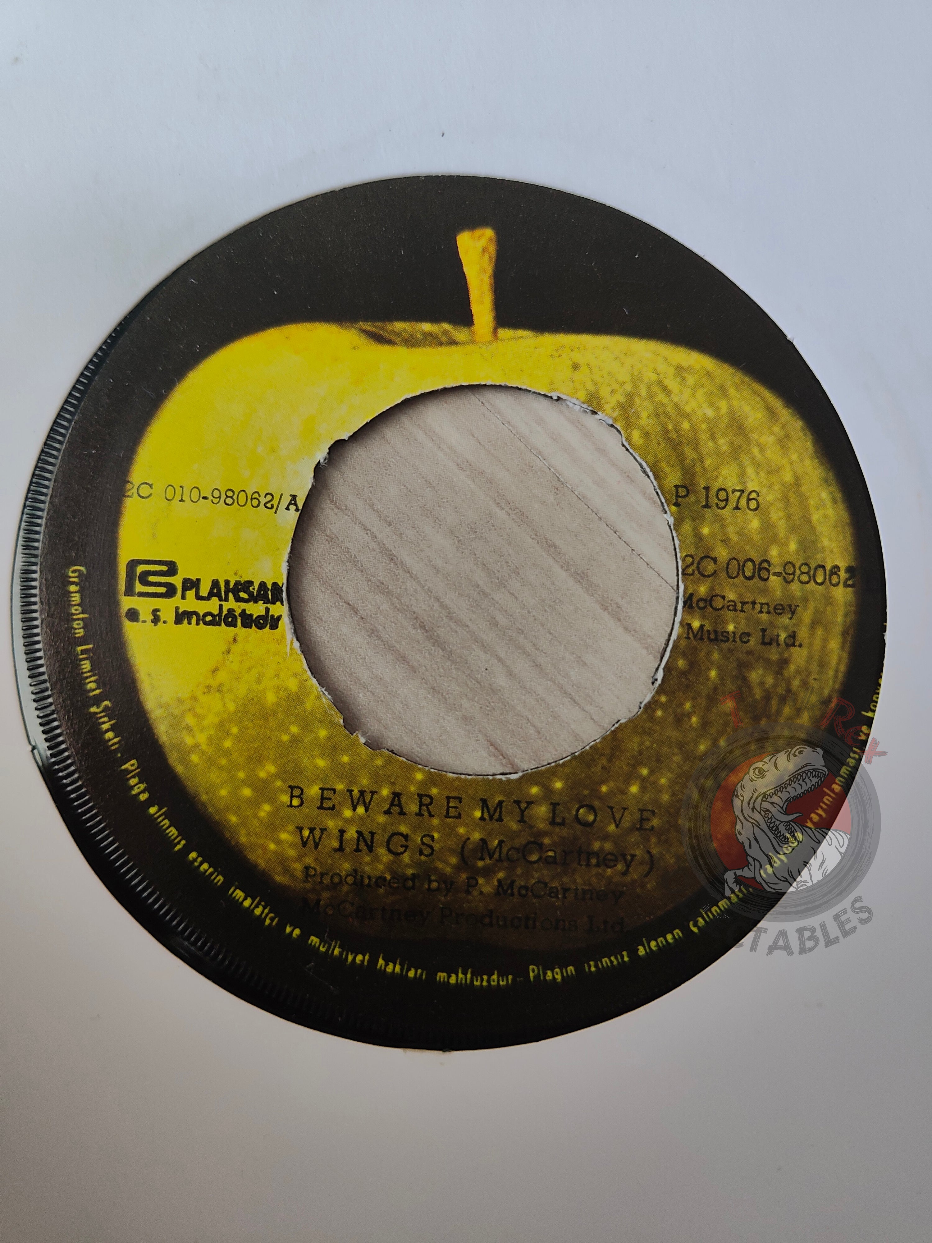 Wings – Let 'Em In / Beware My Love 7" Turkish Pressing Vinyl Turkey Edition
