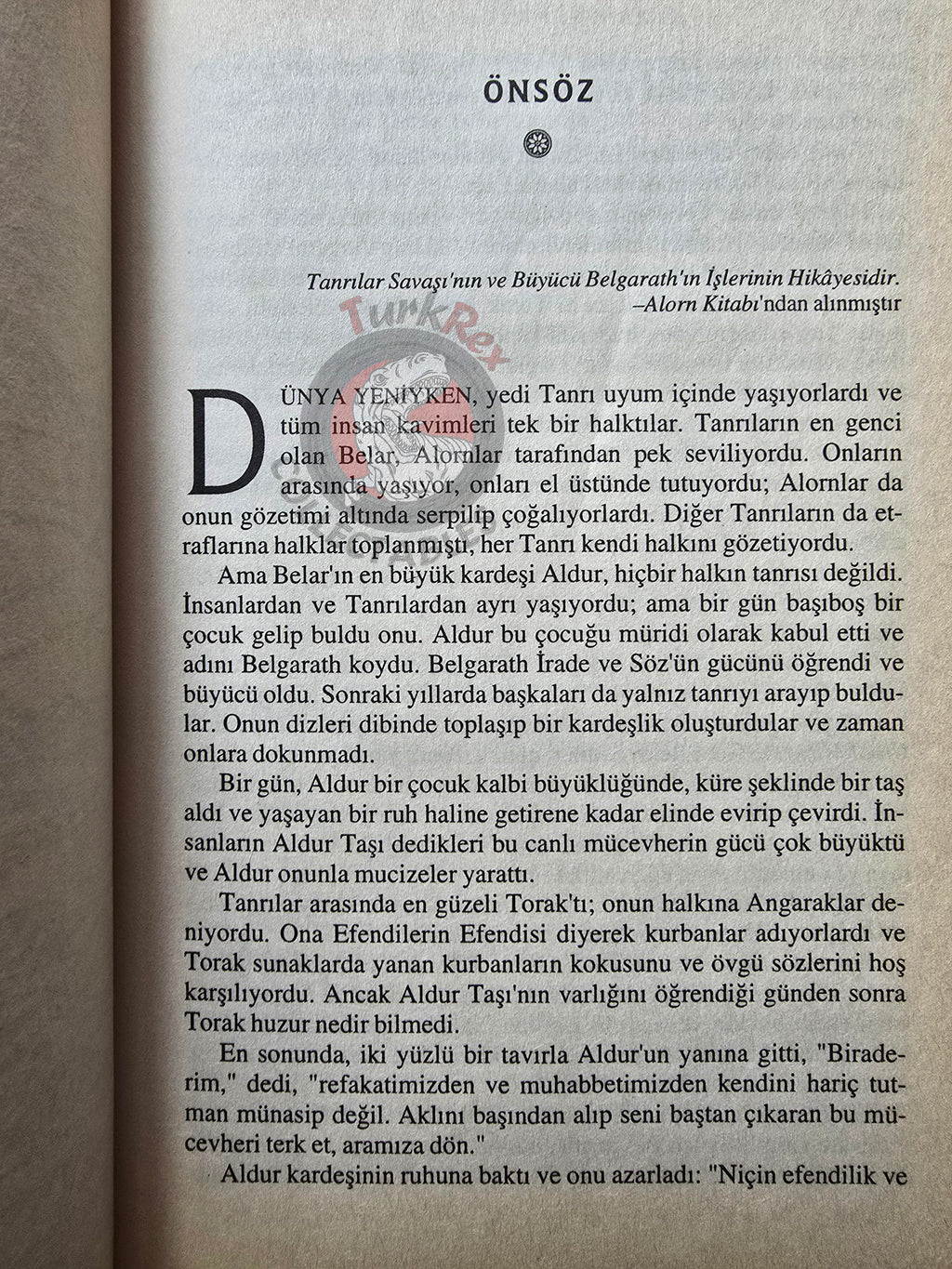 David Eddings – The Belgariad 1: Pawn of Prophecy 1999 1st Turkish Book Turkey