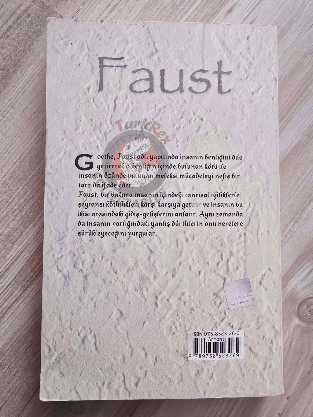 Johann Wolfgang von Goethe – Faust 2005 Turkish Book Turkey