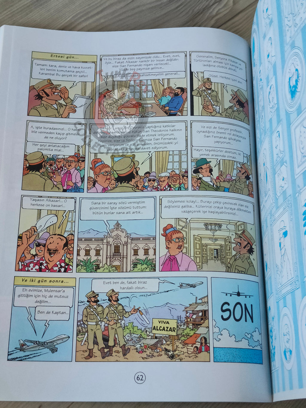 Tintin – Tintin and the Picaros 1998 Turkish Edition Comic Turkey 2nd YKY
