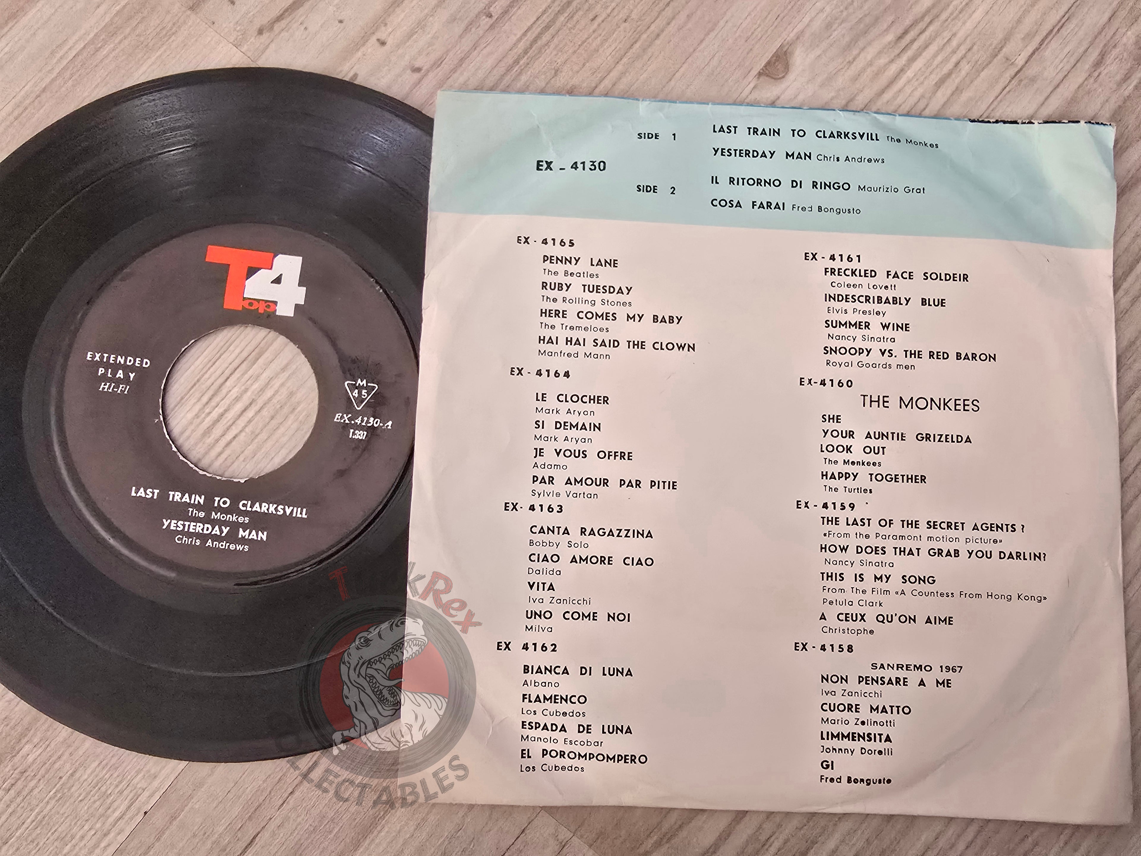 The Monkees / Chris Andrews / Maurizio Graf / Fred Bongusto 7" Iran Pressing Vinyl Iranian Edition