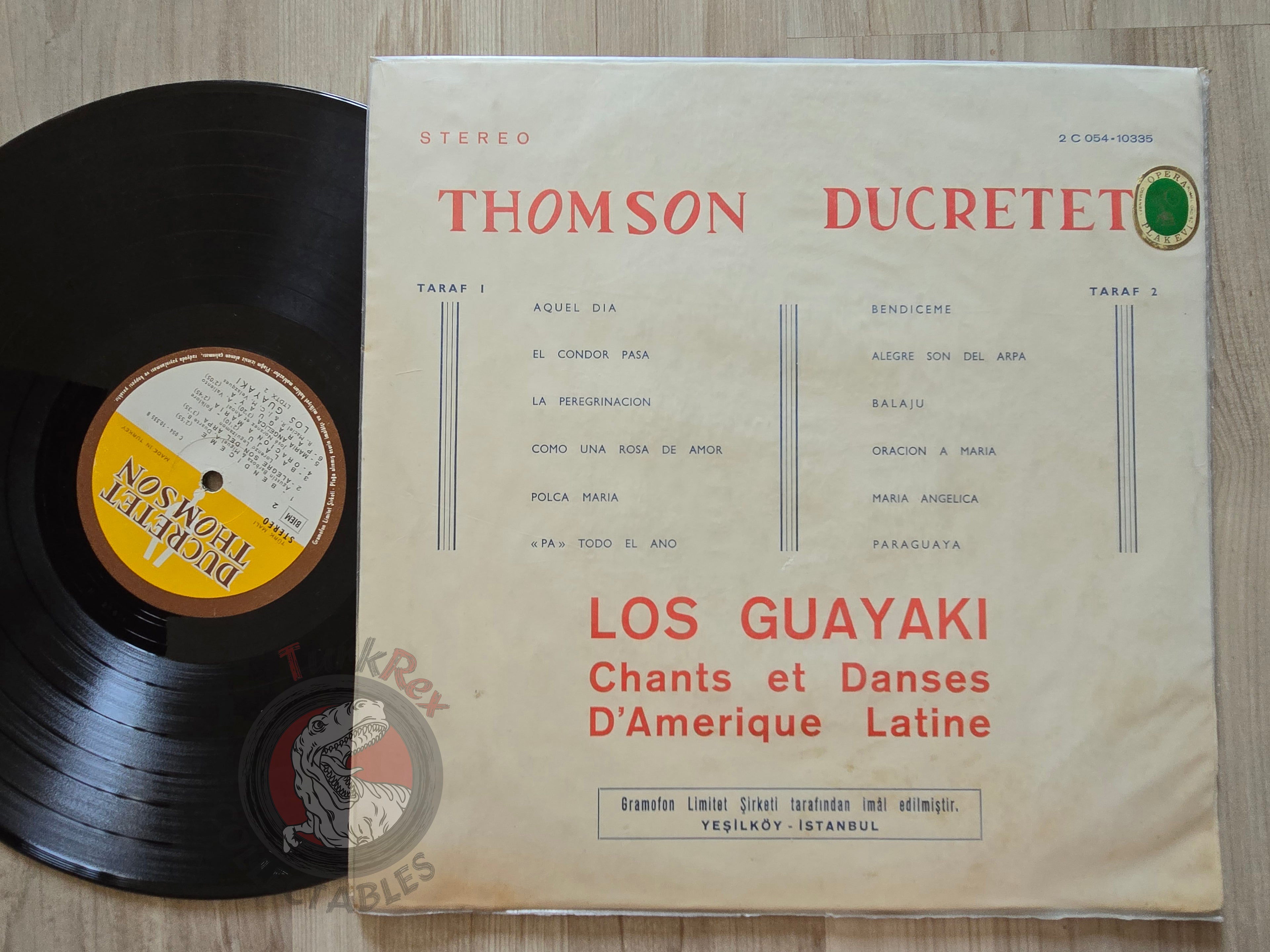 Los Guayaki – Chants, Danses Et Rythmes D'Amérique Latine Turkish Pressing Vinyl Turkey Edition