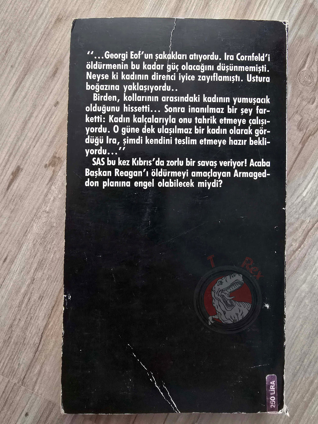 Gerard de Villiers – SAS Objectif Reagan 1983 Turkish Book Turkey