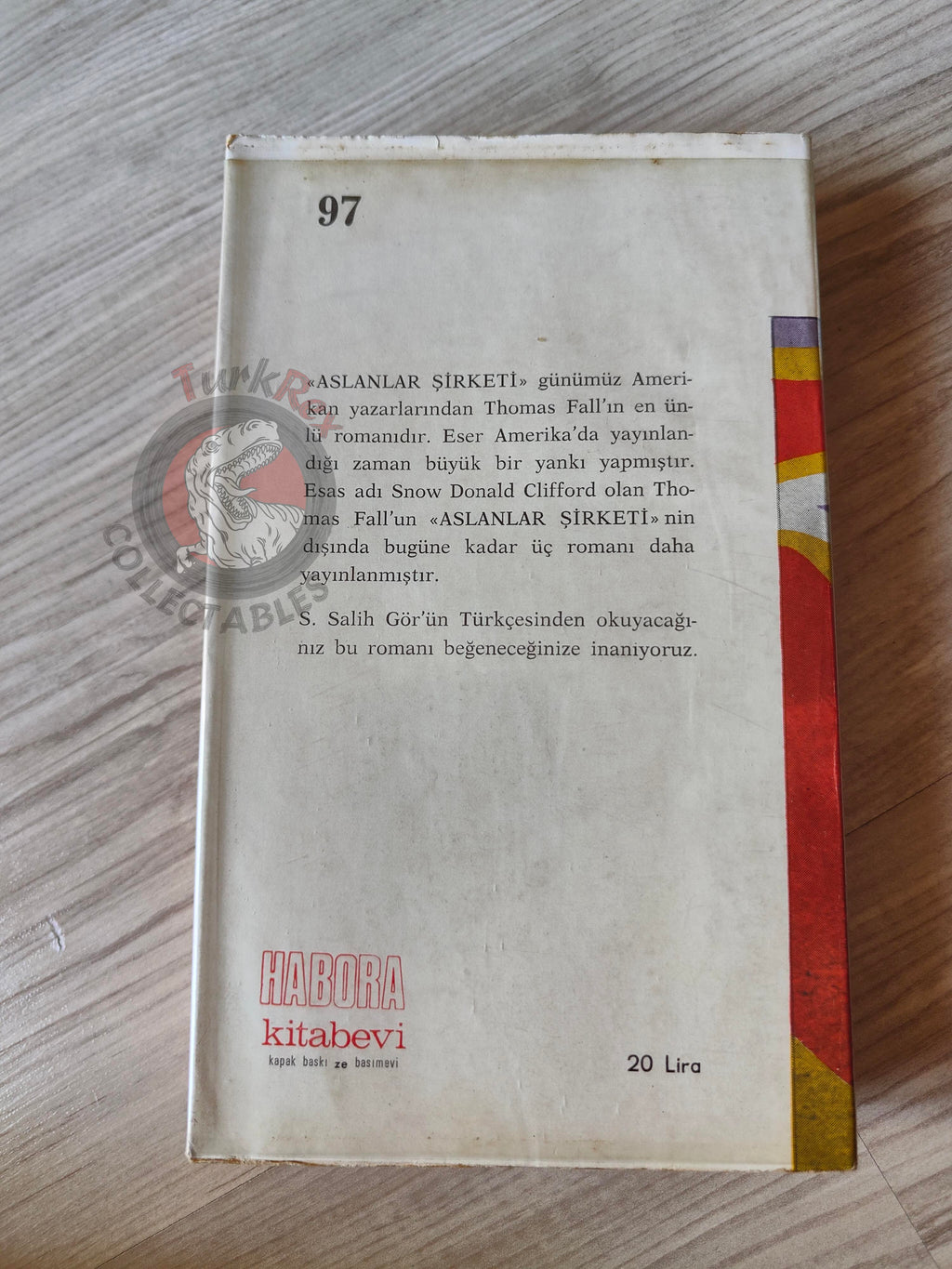 Thomas Fall (Snow Donald Clifford) – The Lion Clan 1971 1st Turkish Book Turkey