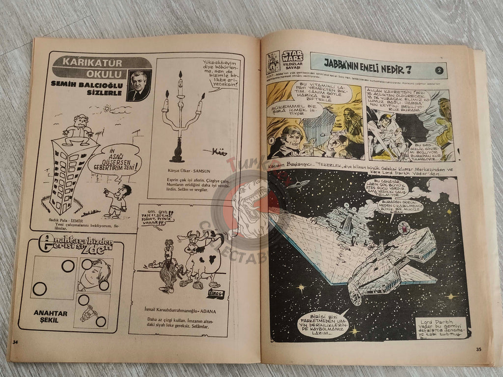 Tercüman Çocuk #39 1982 Turkish Comic Turkey Superman Star Wars #28 The Flintstones Thorgal Larry Yuma