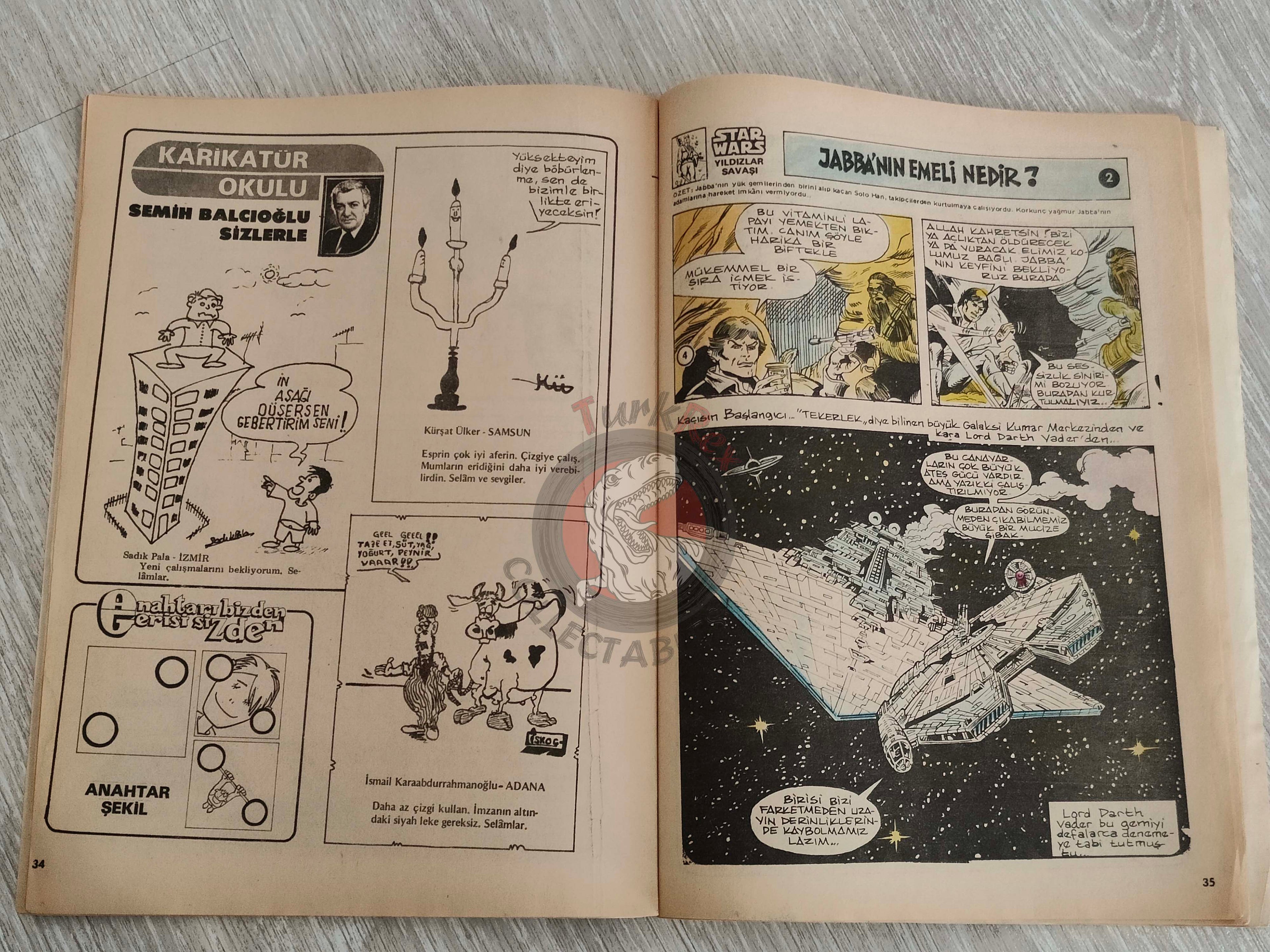 Tercüman Çocuk #39 1982 Turkish Comic Turkey Superman Star Wars #28 The Flintstones Thorgal Larry Yuma