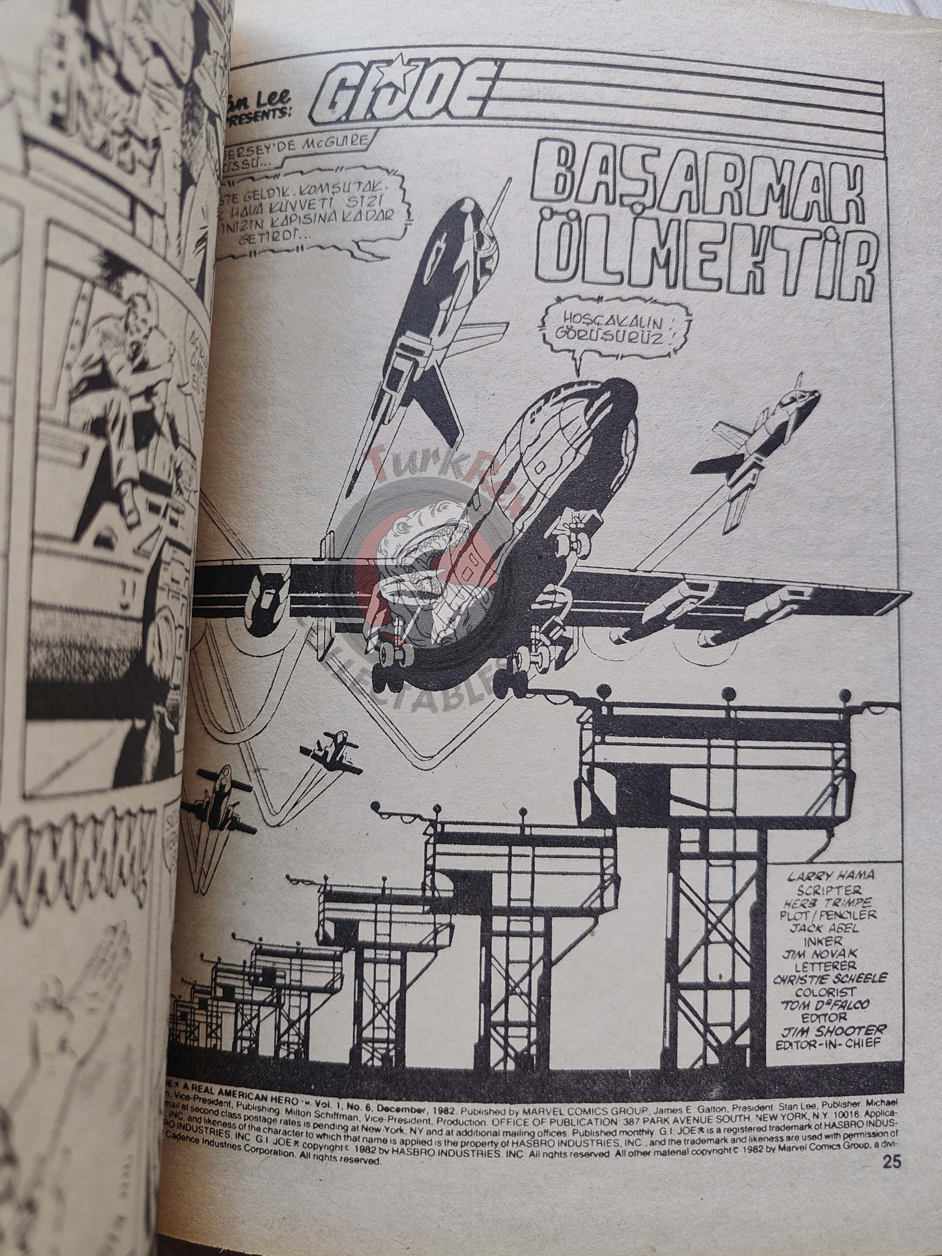 G.I. Joe: A Real American Hero #5 #6 #7 1988 Turkish Comic Turkey