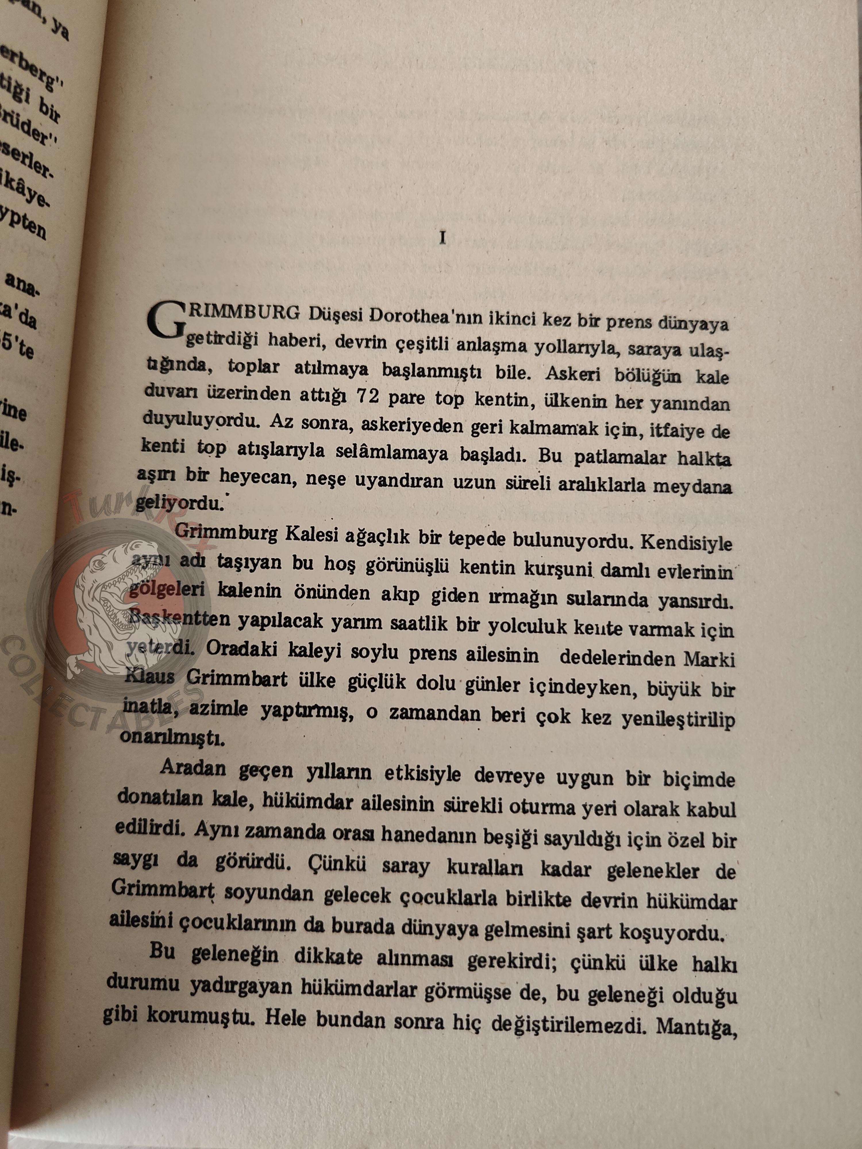 Thomas Mann – Royal Highness 1981 Turkish Book Turkey