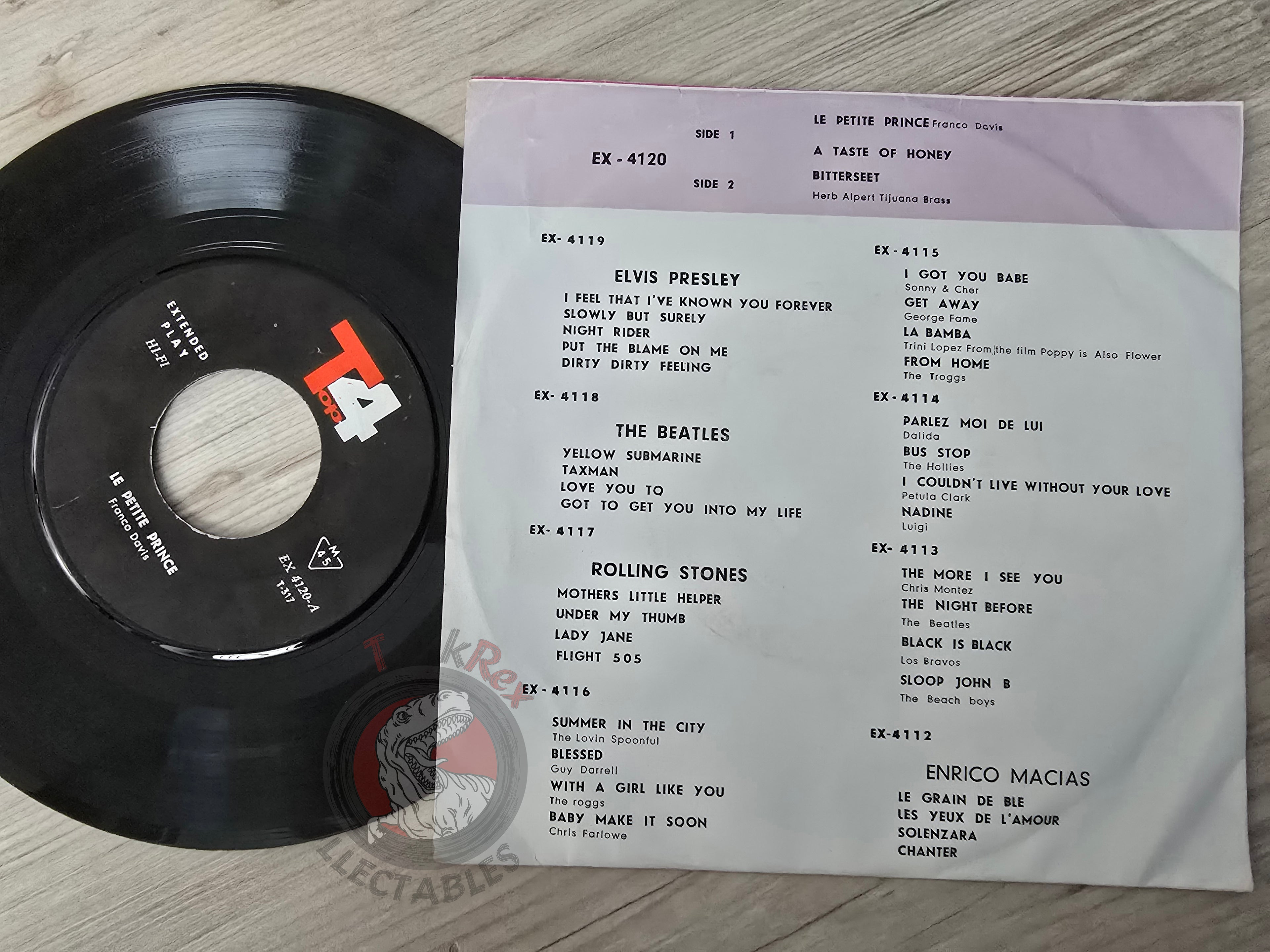 Franco Davis / Herb Albert & Tijuana Brass 7" Iran Pressing Vinyl Iranian Edition