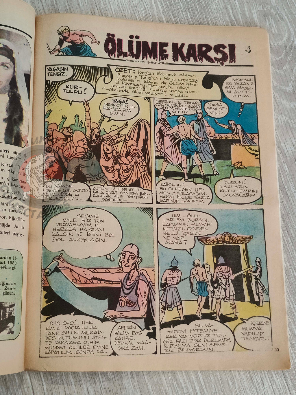 Tercüman Çocuk #48 1982 Turkish Comic Turkey Star Wars #30 Pink Panther Tounga