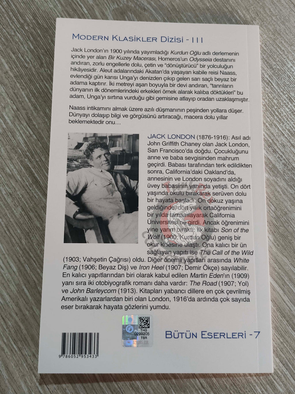 Jack London  – An Odyssey of the North Turkish Book Turkey