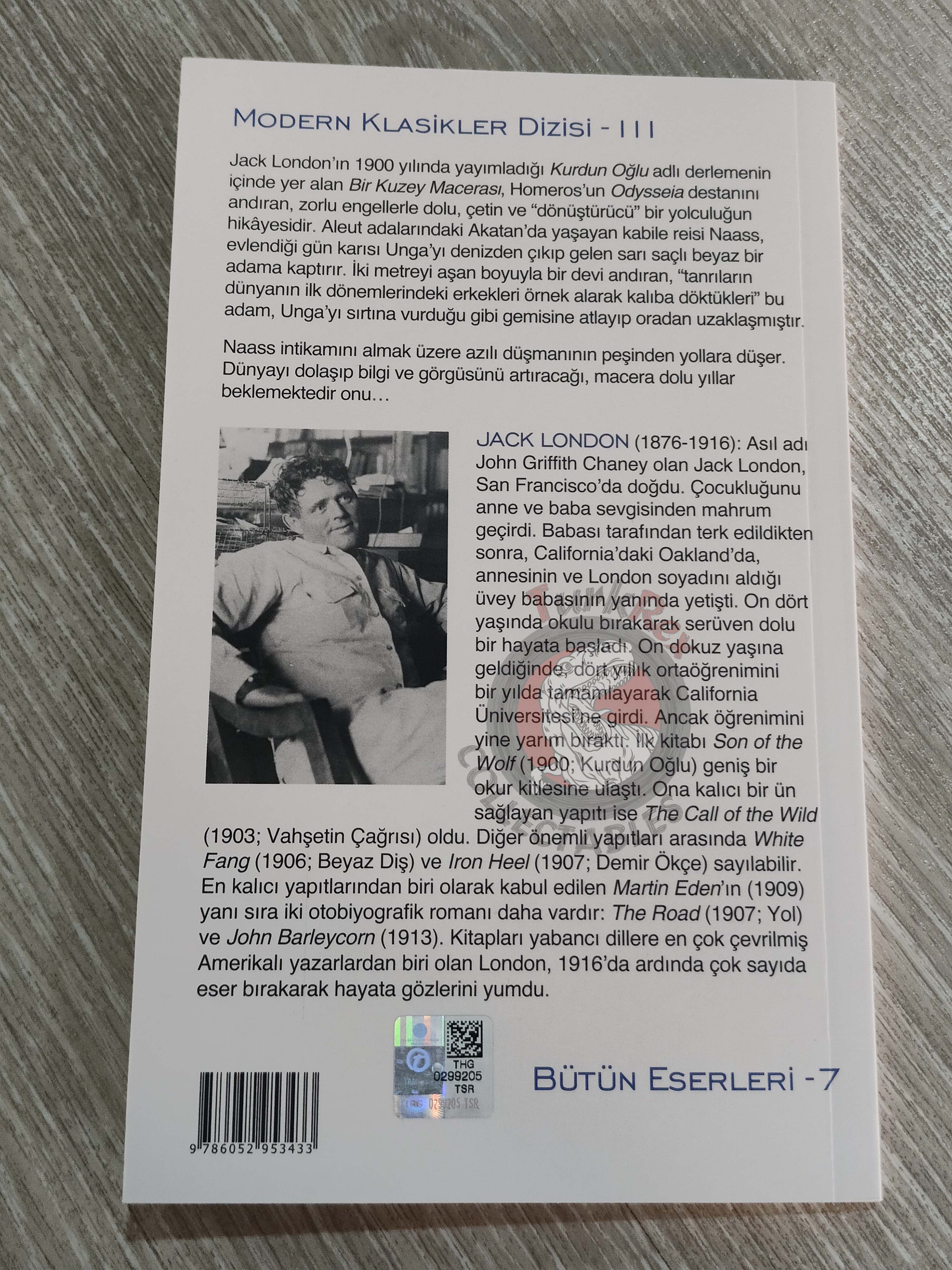 Jack London  – An Odyssey of the North Turkish Book Turkey