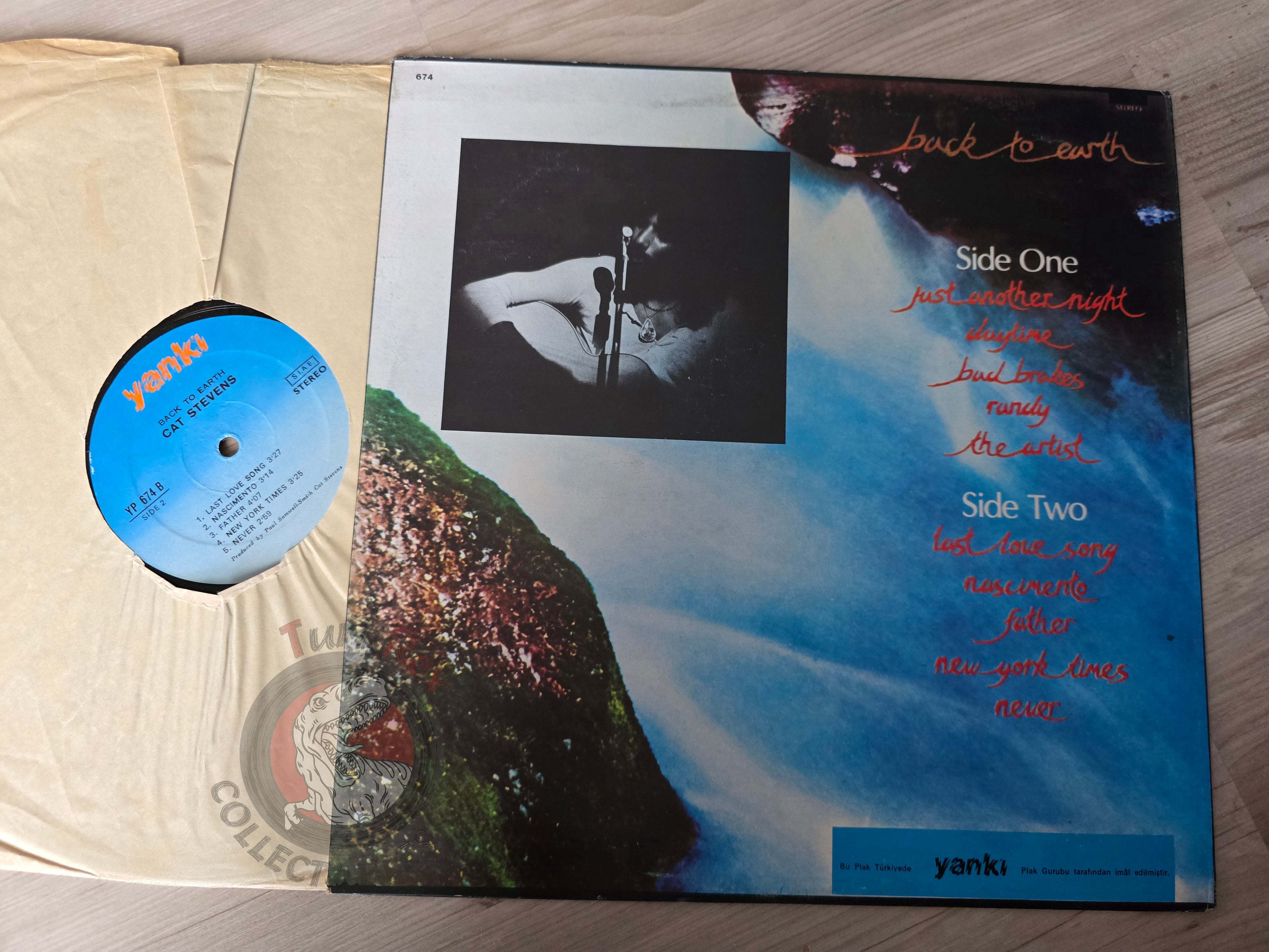 Cat Stevens – Back To Earth Turkish Pressing Vinyl Turkey Edition