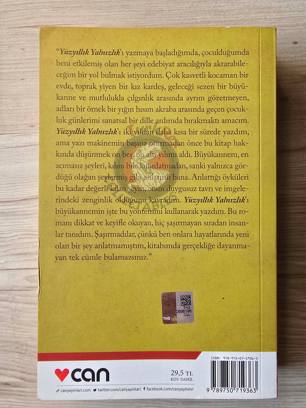 Gabriel García Márquez – One Hundred Years Of Solitude 2014 Turkish Book Turkey