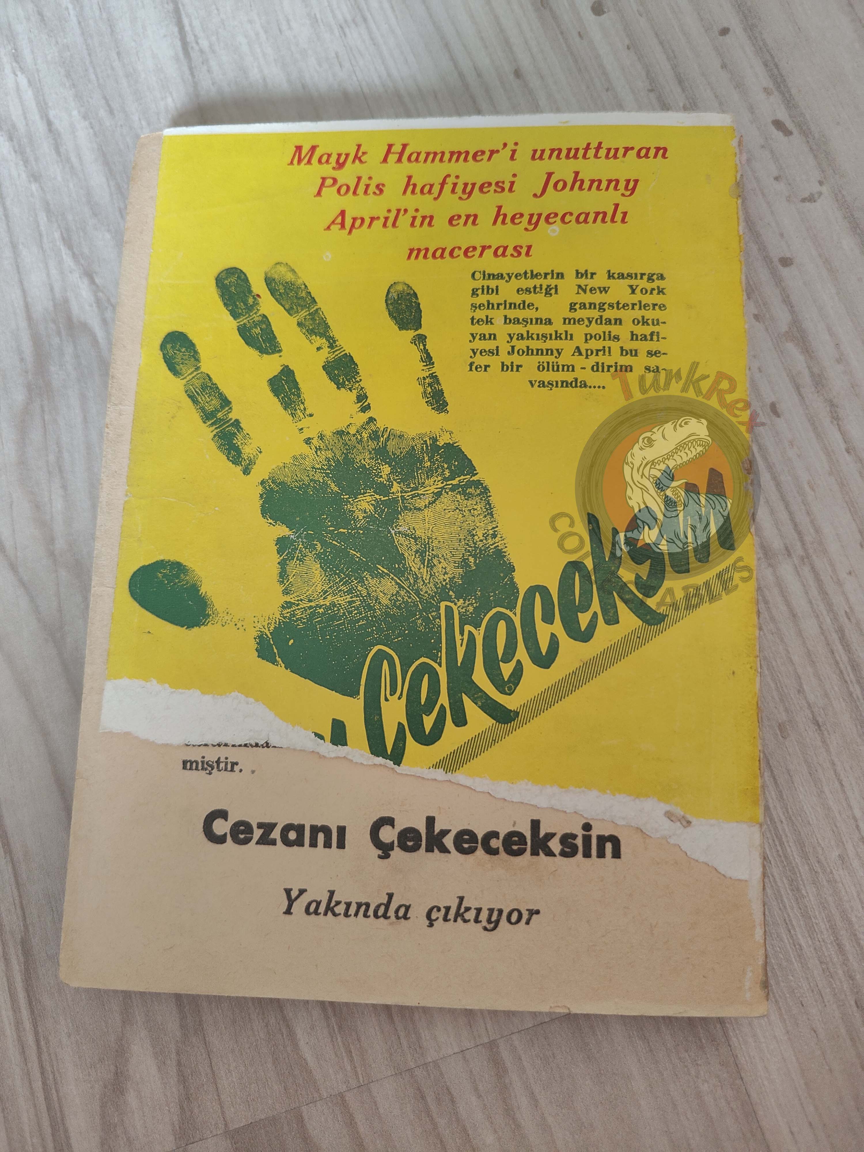 Peter Cheyney – Dark Interlude 1954 1st Turkish Book Turkey