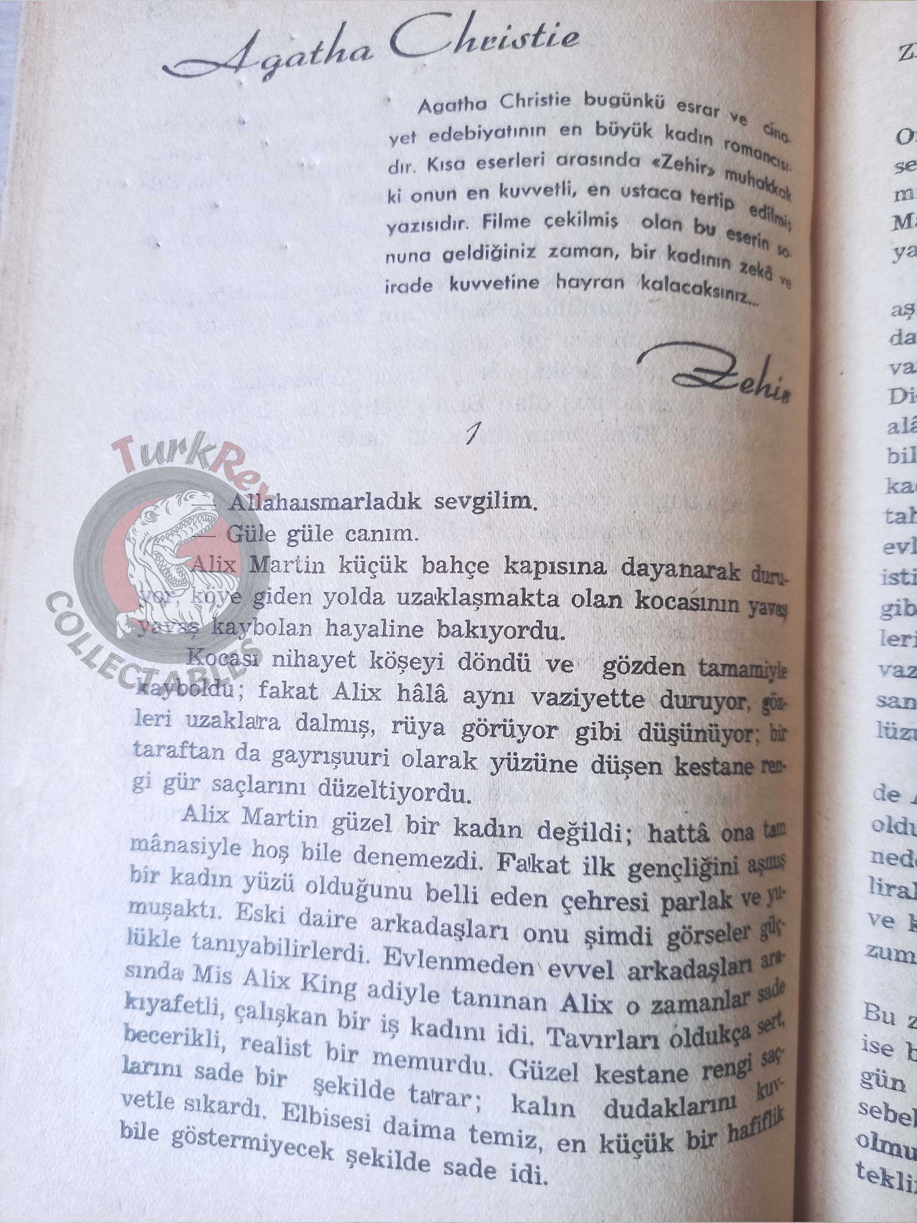 Agatha Christie & Pearl S. Buck 1947 Turkish Book Turkey