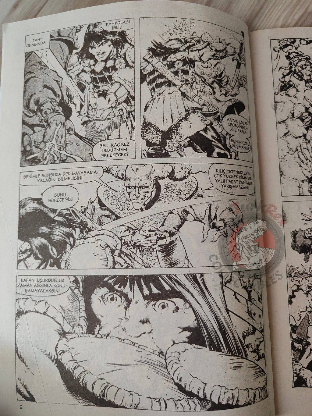 Imparator Conan #13 Conan the Barbarian King Size Annual #7 Turkish Comic Turkey Chris Achilleos