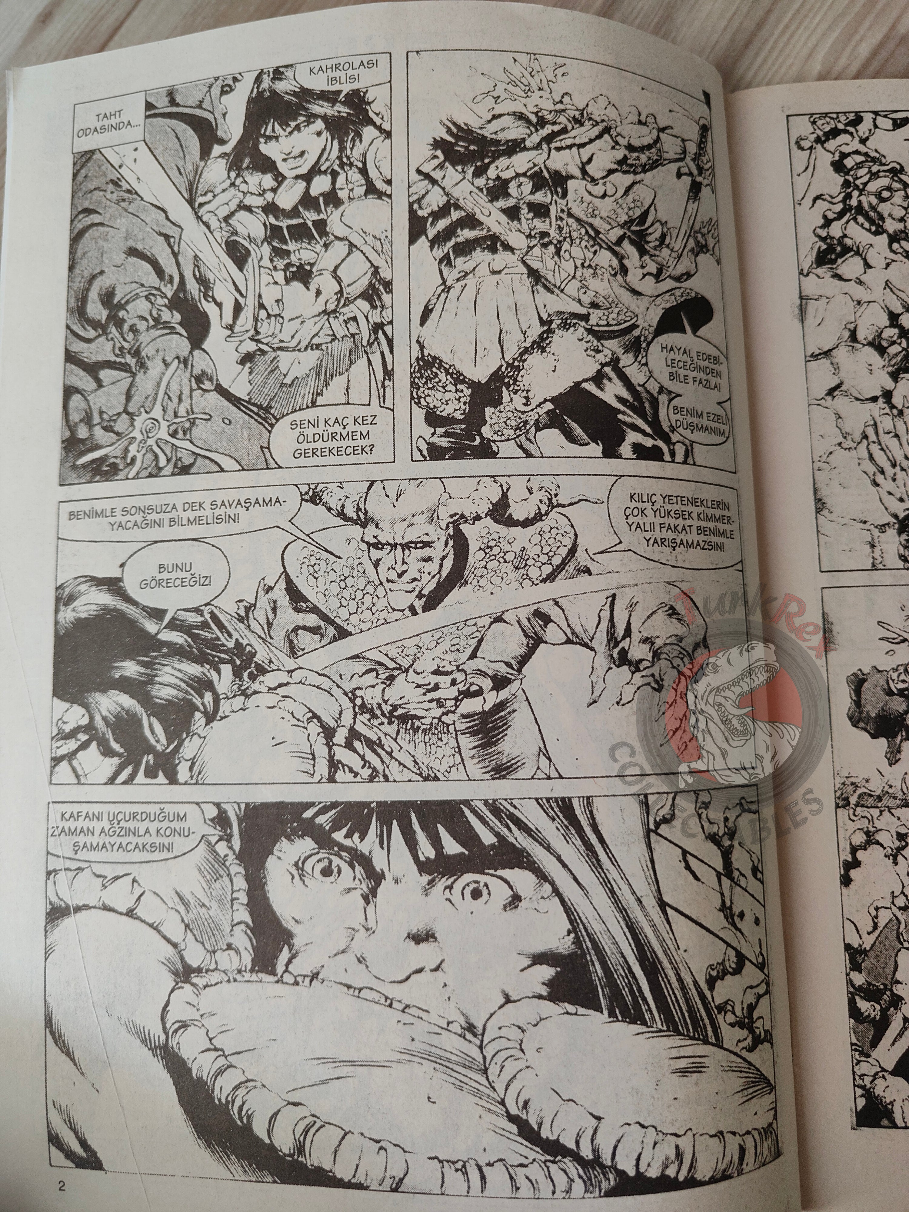 Imparator Conan #13 Conan the Barbarian King Size Annual #7 Turkish Comic Turkey Chris Achilleos