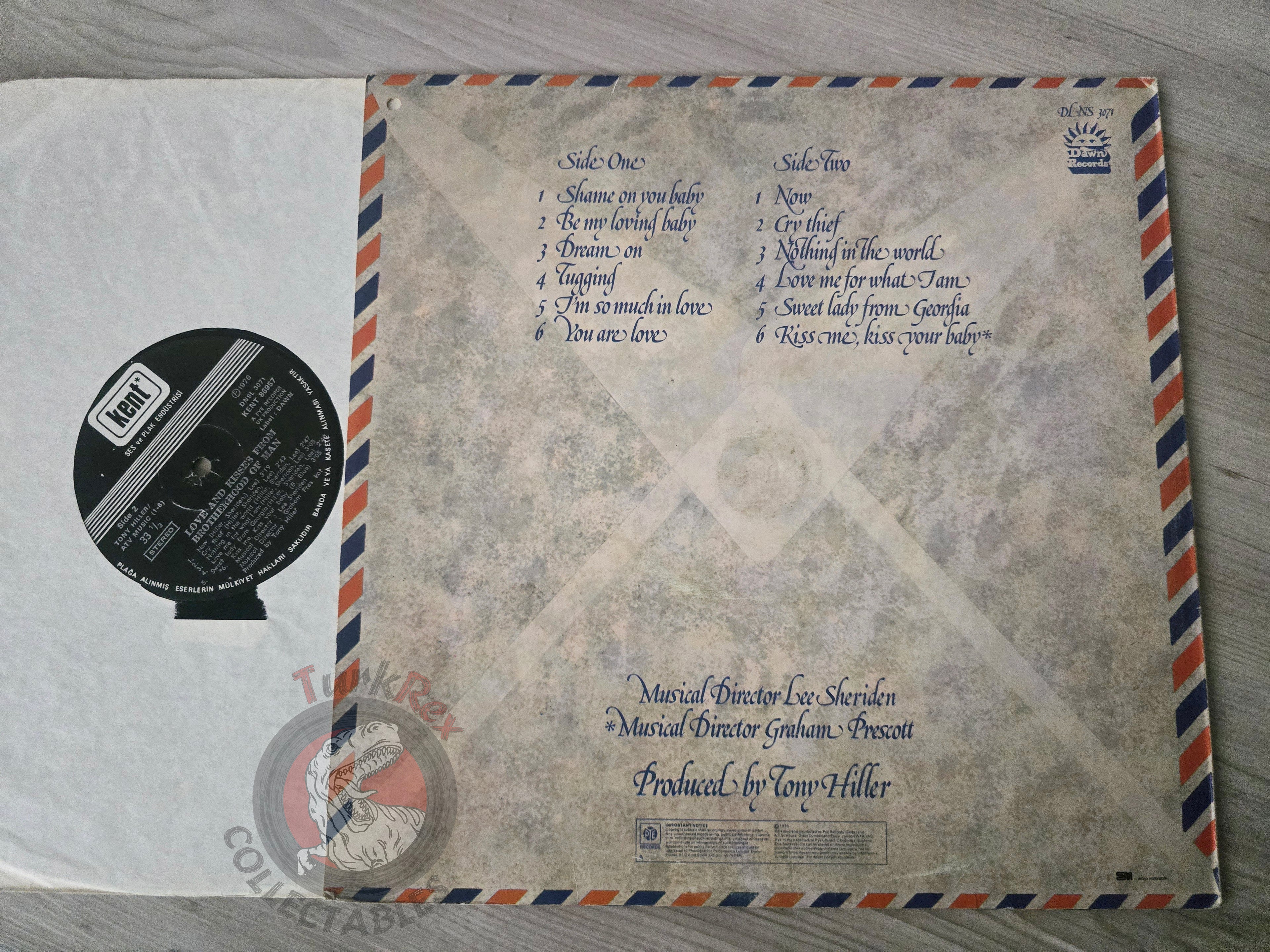 Brotherhood Of Man – Love And Kisses From Brotherhood Of Man Turkish Pressing Vinyl Turkey Edition