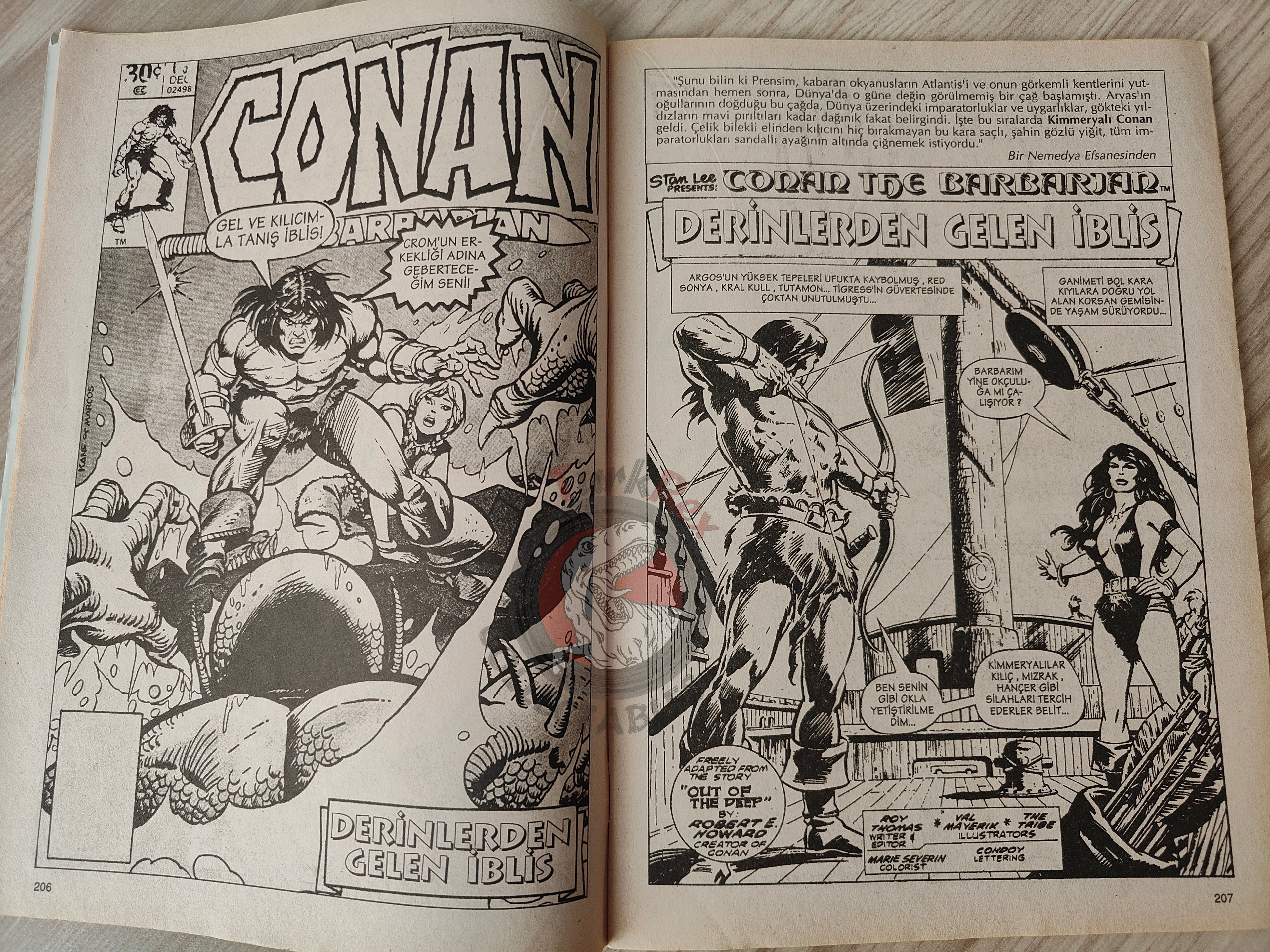 Conan The Barbarian #4 2001 Turkish Comic Turkey #69 #70 #71