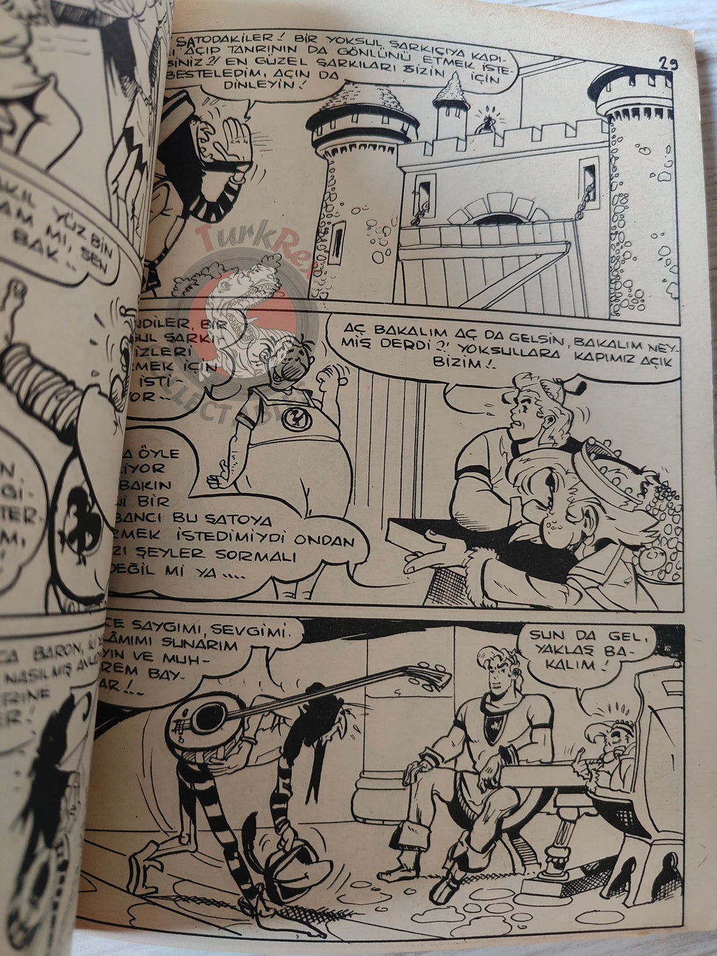Belloy - Le Baron Maudit 1970 Turkish Comic Turkey Uderzo Yumurcak Mag #7