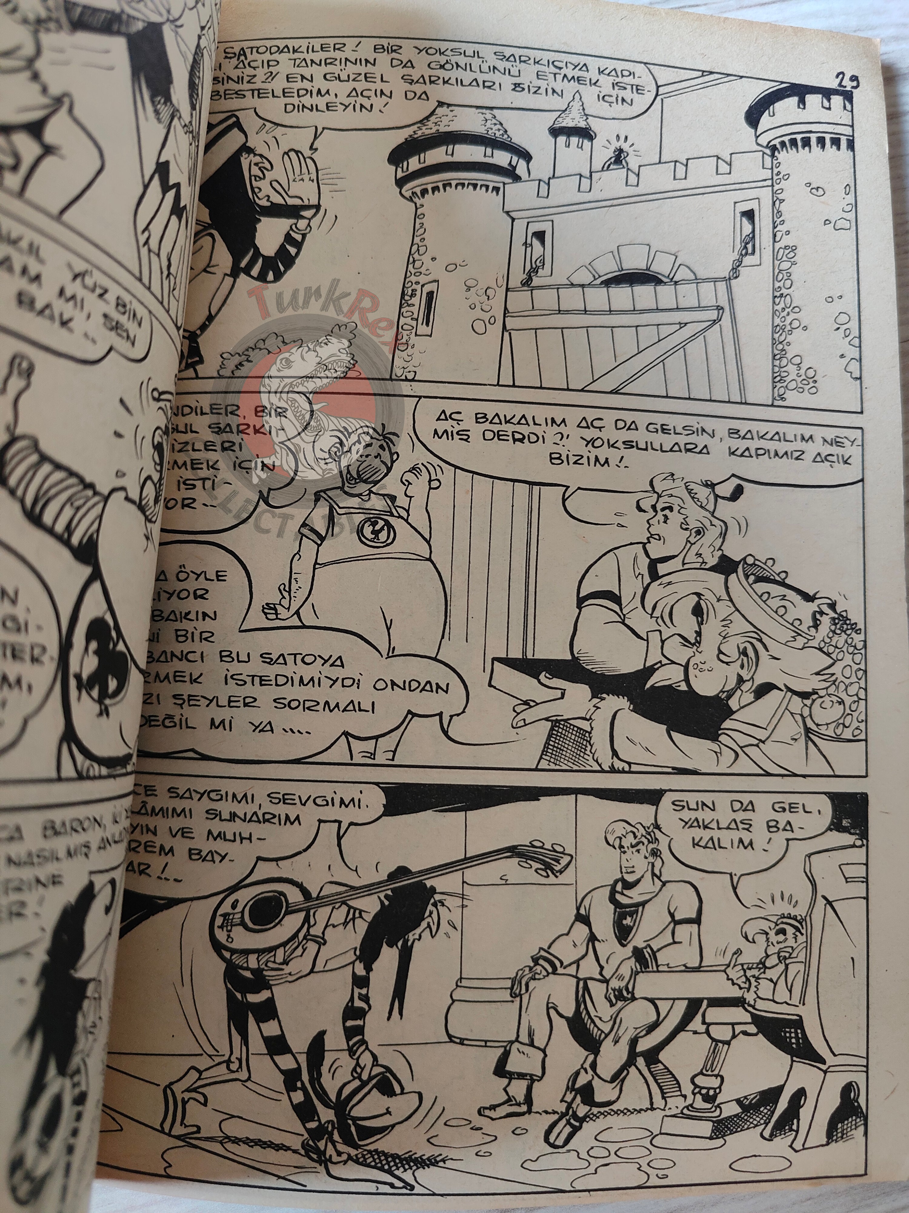 Belloy - Le Baron Maudit 1970 Turkish Comic Turkey Uderzo Yumurcak Mag #7