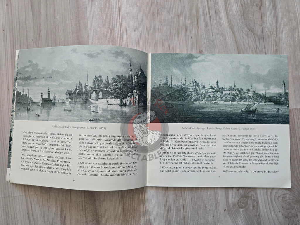 Once Upon a Time in Istanbul 1998 Turkish Book Turkey Illustrated