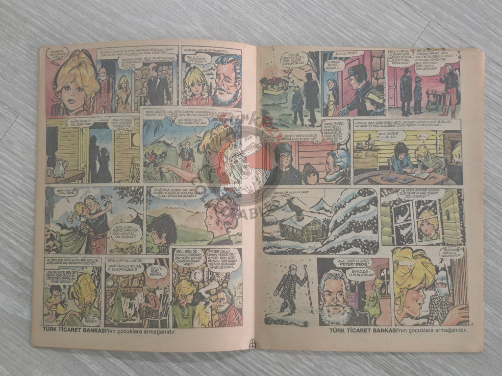 Heidi – Johanna Spyri Turkish Comic Turkey Grandes Aventuras