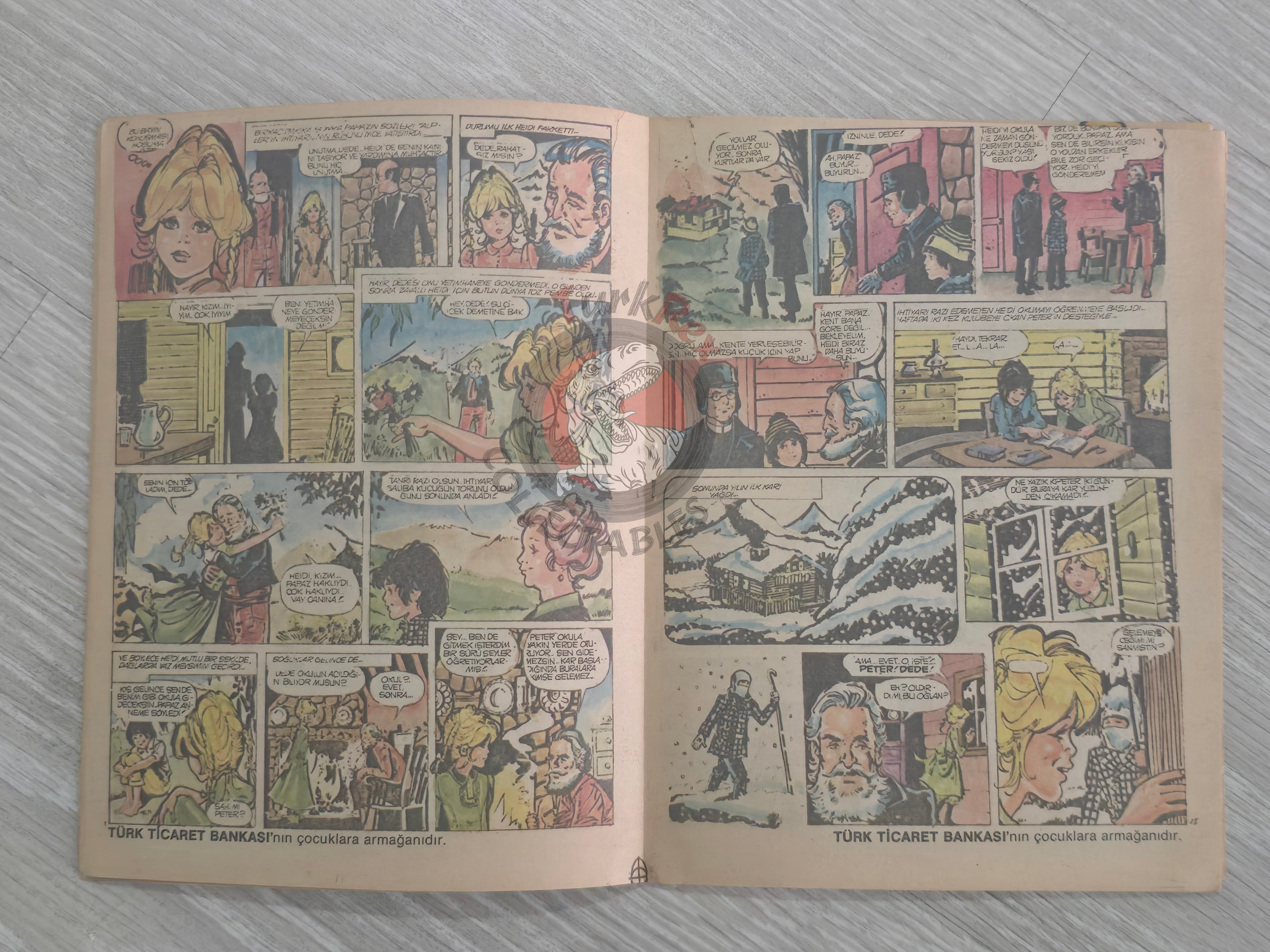 Heidi – Johanna Spyri Turkish Comic Turkey Grandes Aventuras