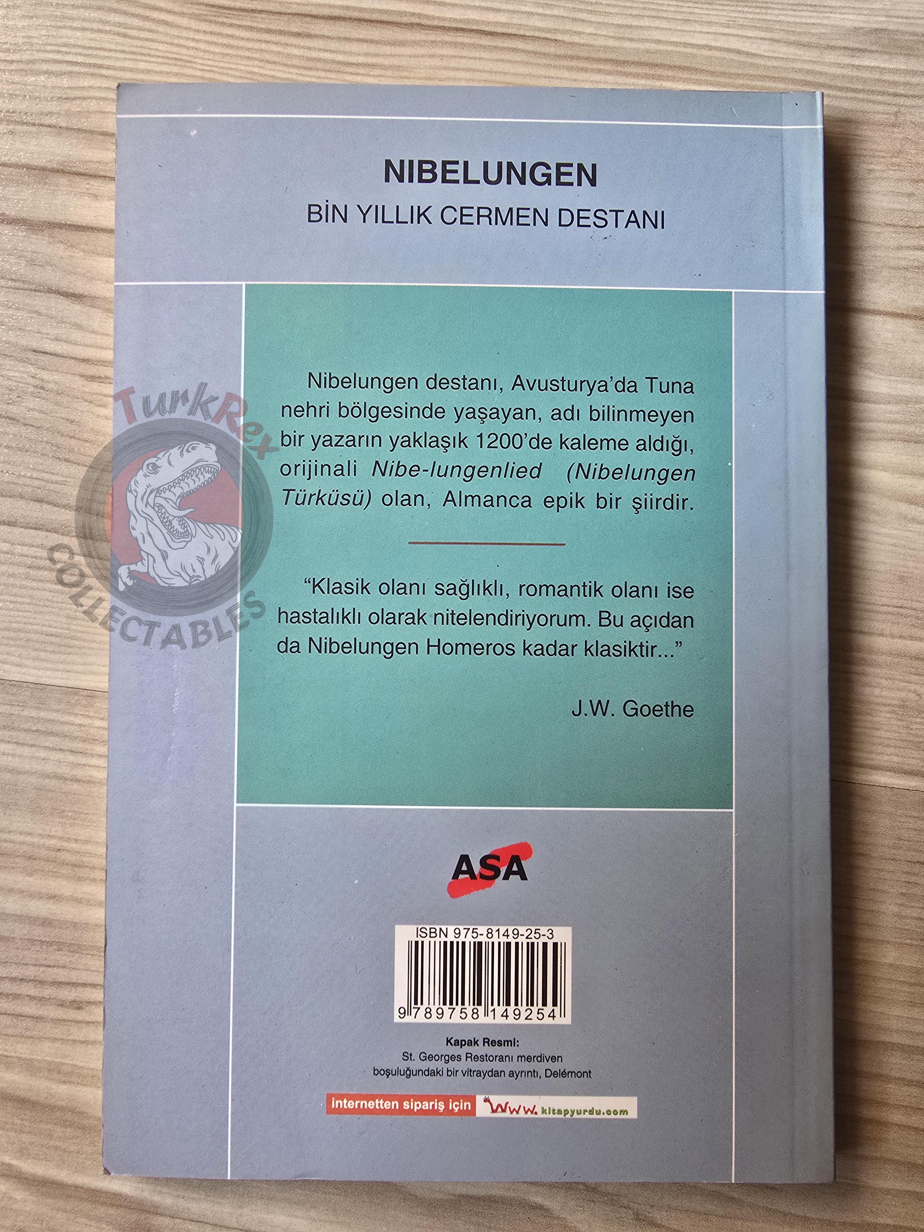 Nibelungenlied Siegfried 2001 Turkish Book Turkey