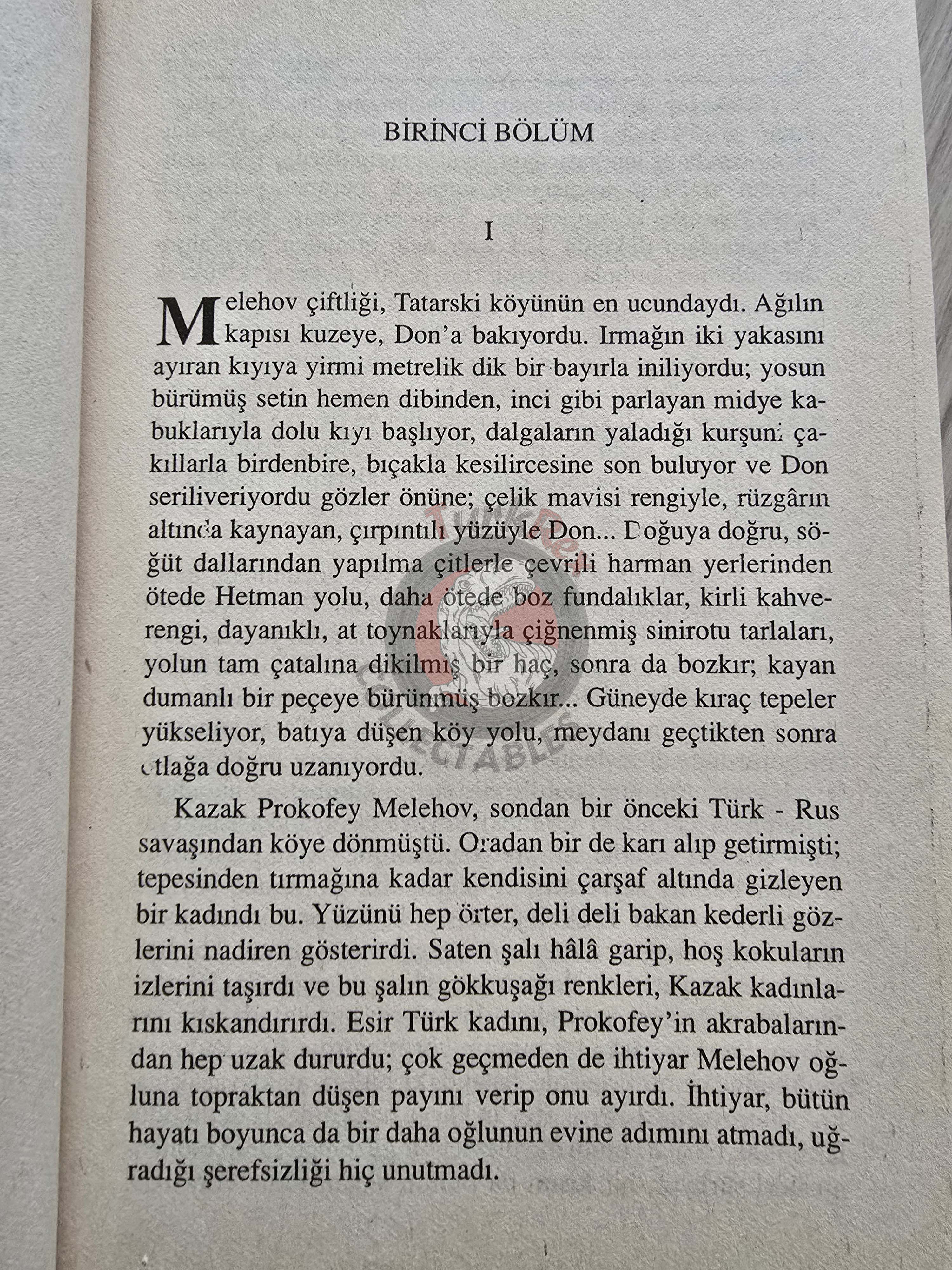 Mikhail Sholokhov – And Quiet Flows the Don 1999 Turkish Book Turkey