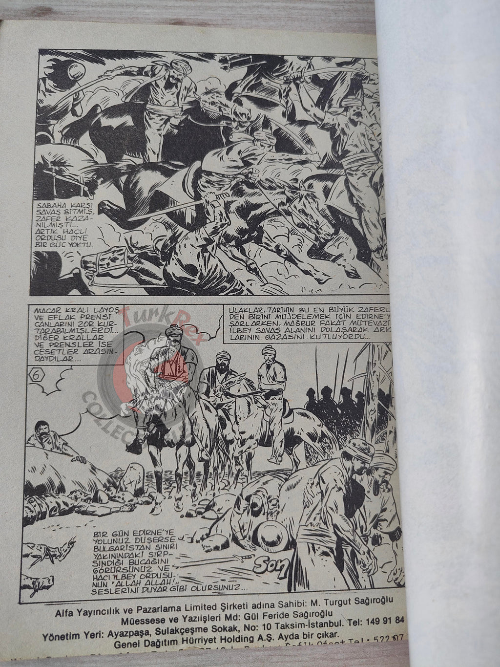 Top Gun #4 1987 Tom Cruise Turkish Comic Turkey Strike Commando