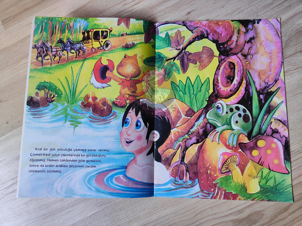 Puss in Boots – Grimm Brothers 2013 Turkish Book Turkey Illustrated