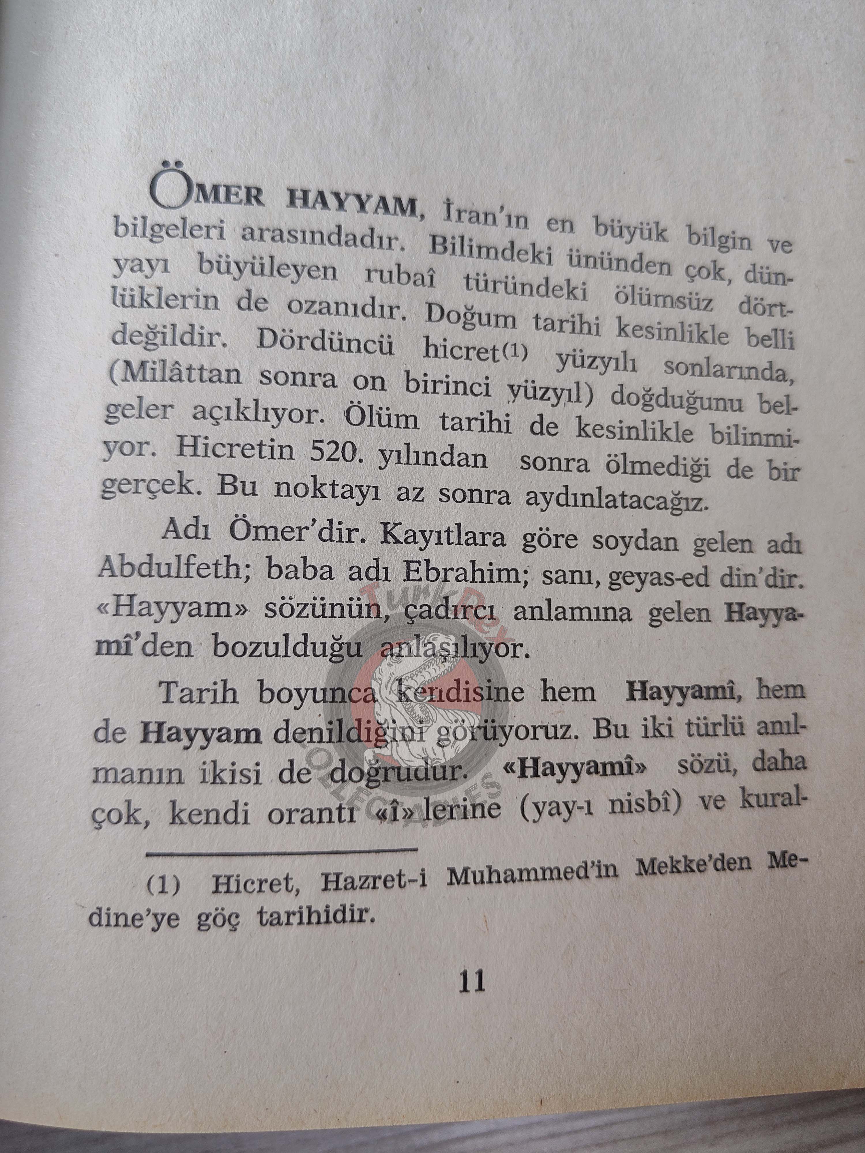 Rubaiyat of Omar Khayyam 1973 HC/DJ Turkish Book Turkey Persian