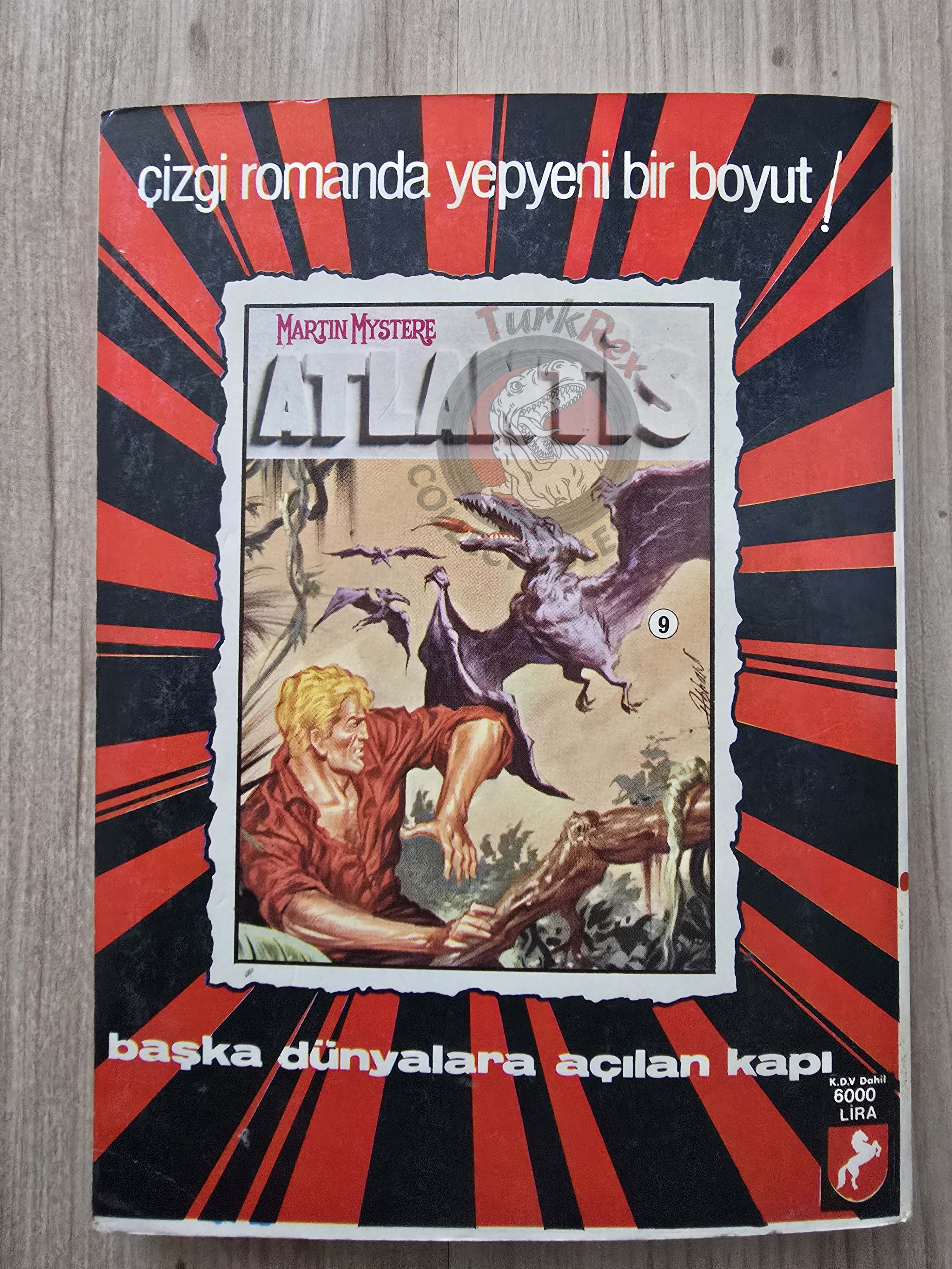 Martin Mystère #8 La casa ai confini del mondo 80s Turkish Comic Turkey #5 #6