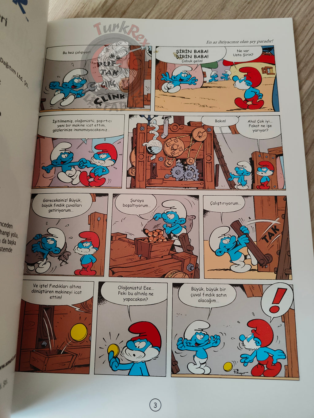The Smurfs #8 Stories of the Smurfs2013 Turkish Comic Turkey Schtroumpf