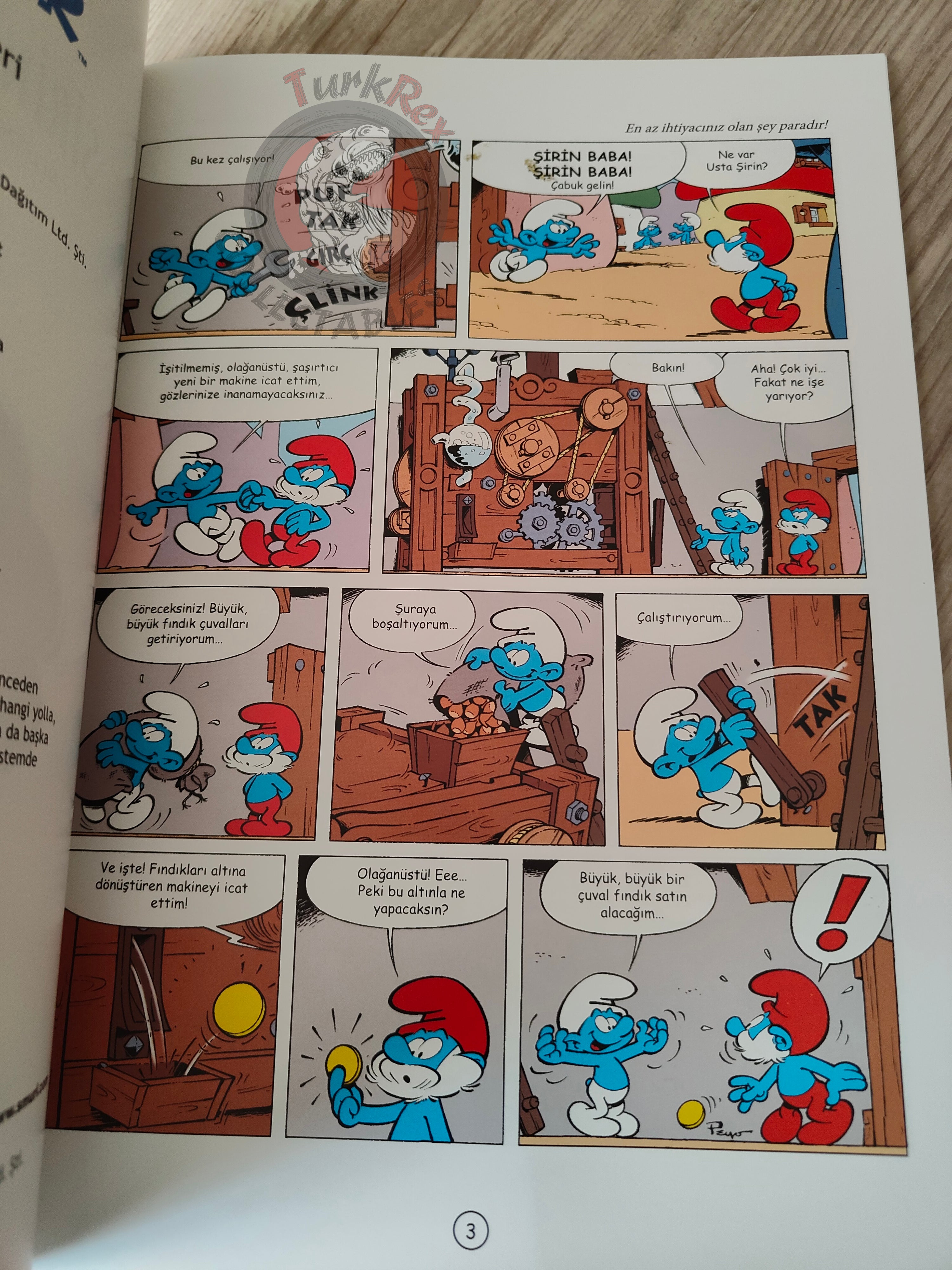 The Smurfs #8 Stories of the Smurfs2013 Turkish Comic Turkey Schtroumpf