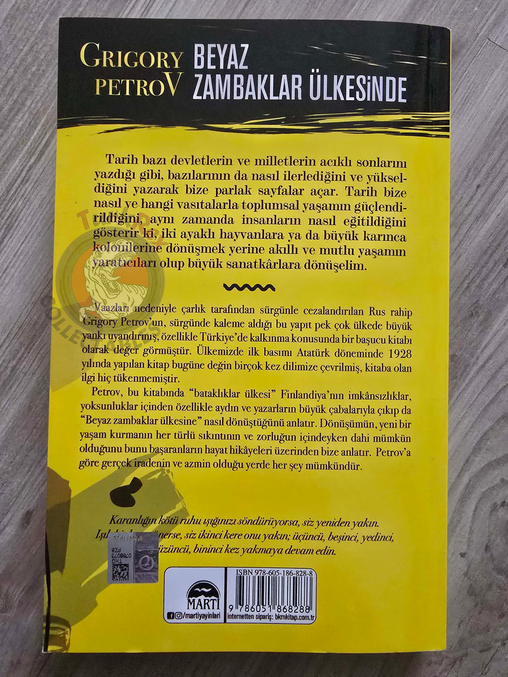 Grigory Petrov – Finland: The Country of White Lilies Turkish Book Turkey