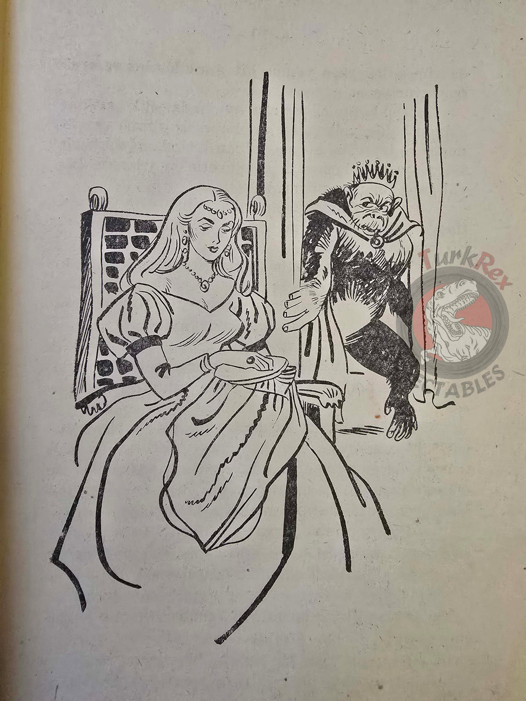 Şükran Eğrilmez – The King of Monkeys 1952 Turkish Book Turkey Illustrated