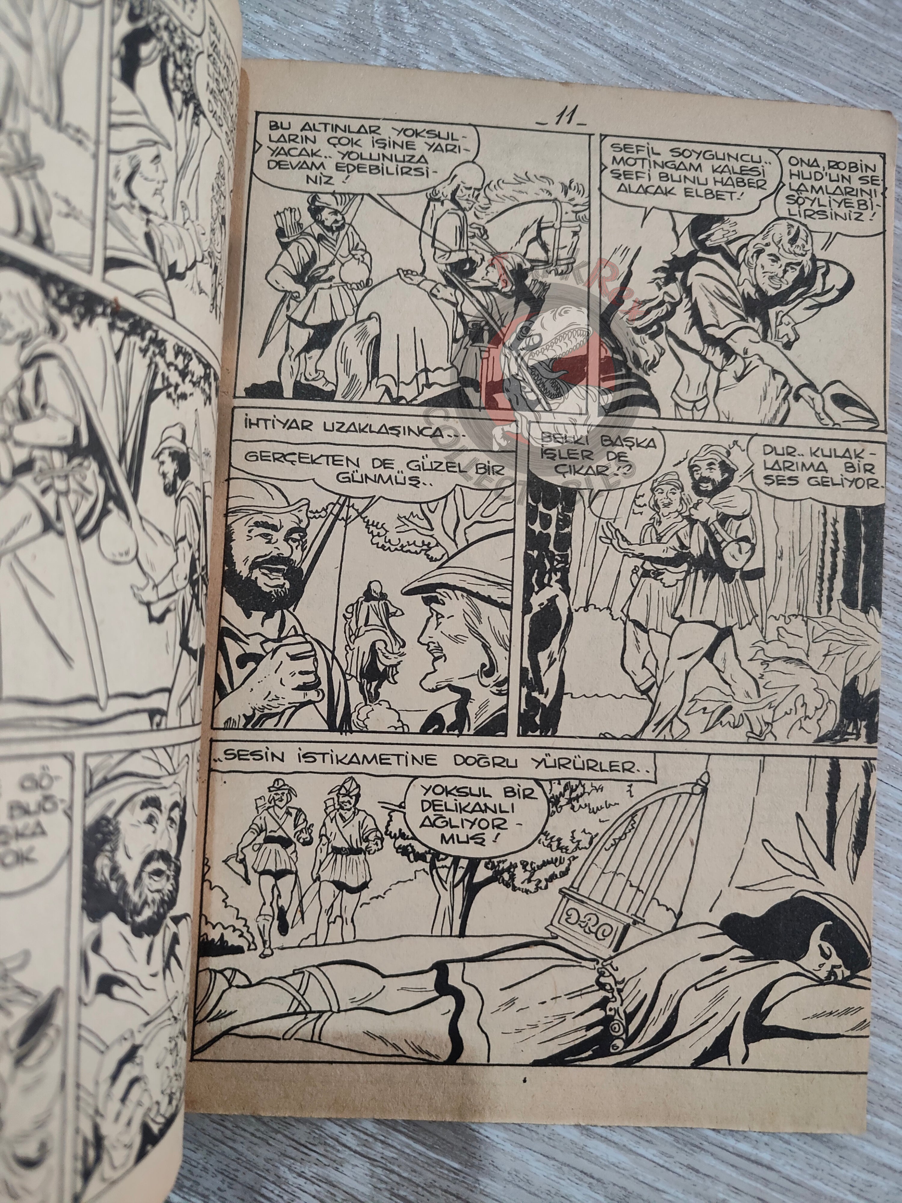 Robin Hood 1962 Turkish Comic Turkey Classics Illustrated