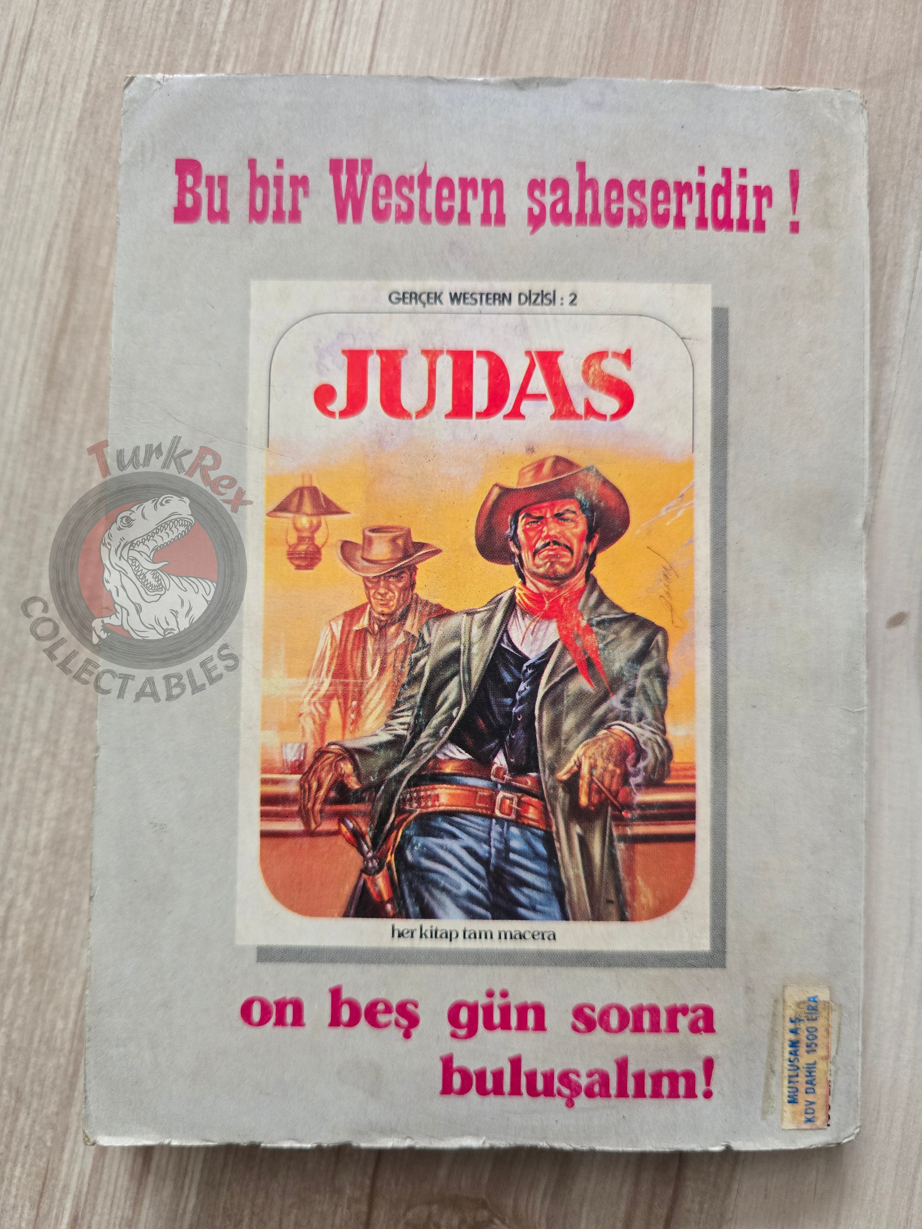 Judas #1 Turkish Edition Comic Turkey Calibro 45 #1