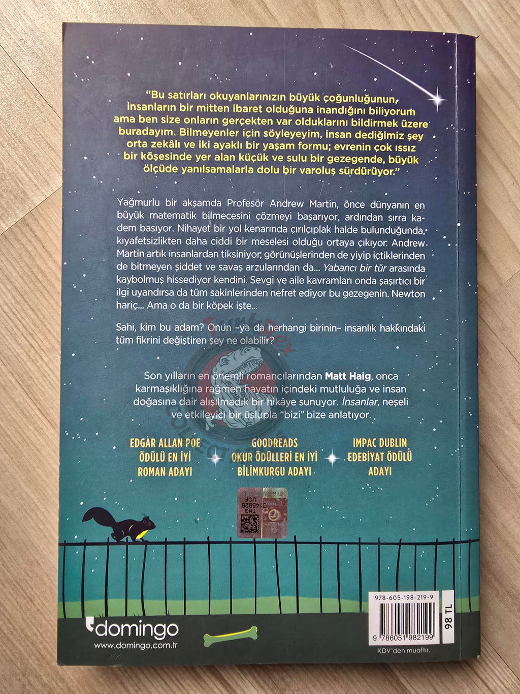 Matt Haig – The Humans 2023 Turkish Book Turkey