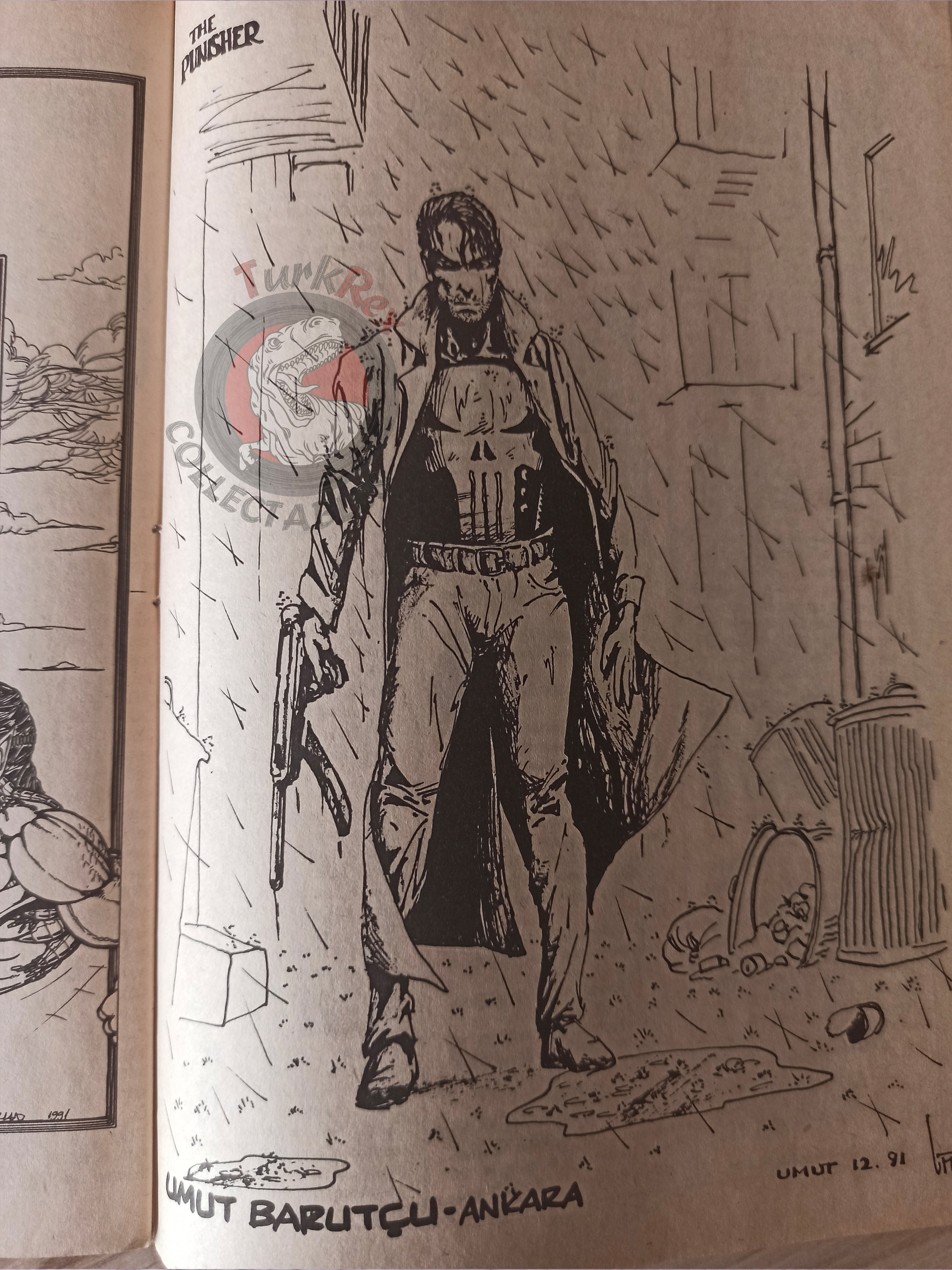 The Punisher #8 1992 Turkish Comic Turkey #1 1986 series Magazine #2