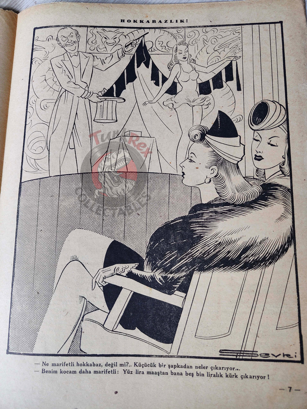 Akbaba 1945 Humor Magazine Turkish Turkey Statue of Liberty Atom Bomb WW2 era Russia Balkans
