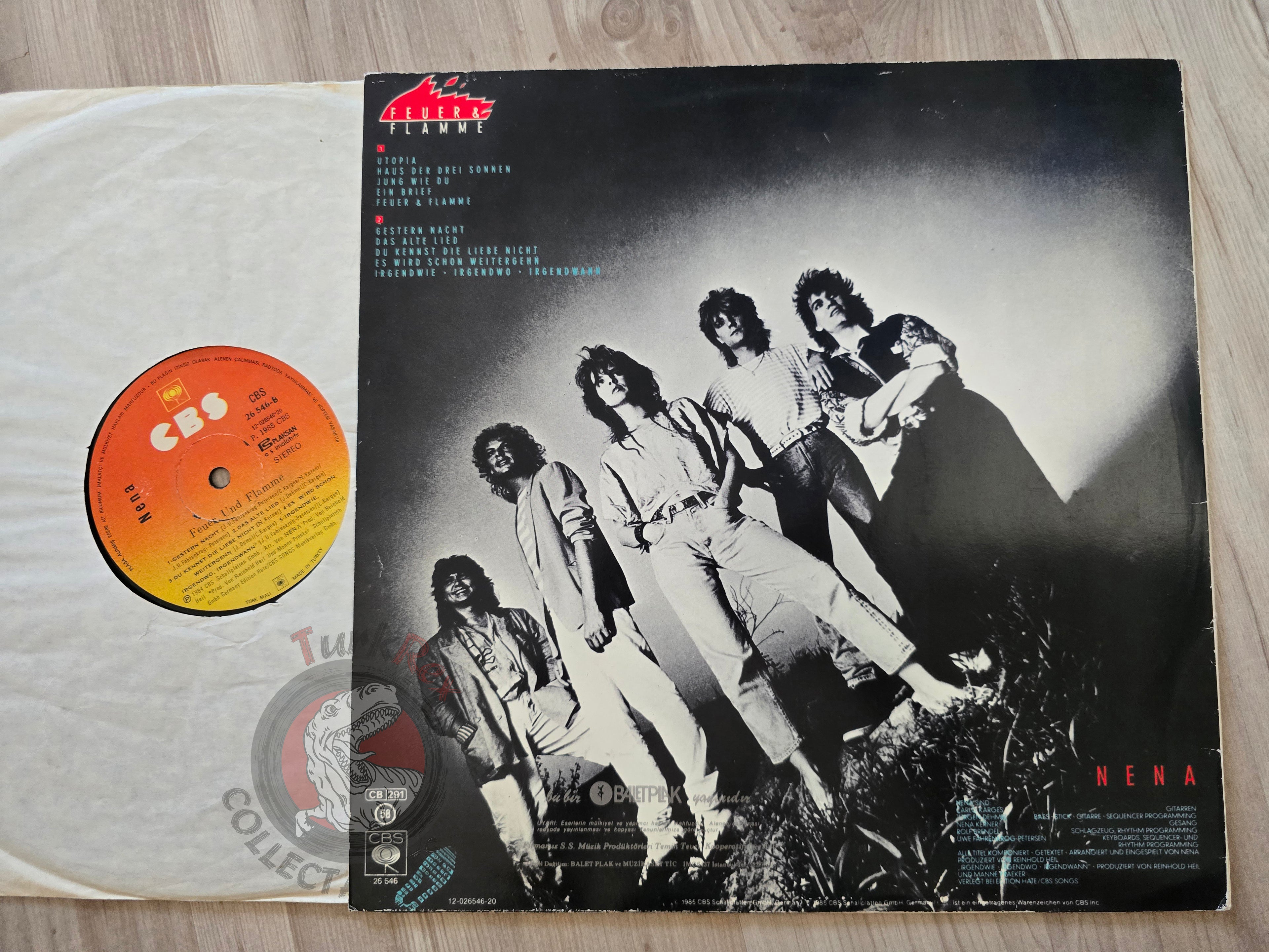Nena – Feuer Und Flamme Turkish Pressing Vinyl Turkey Edition