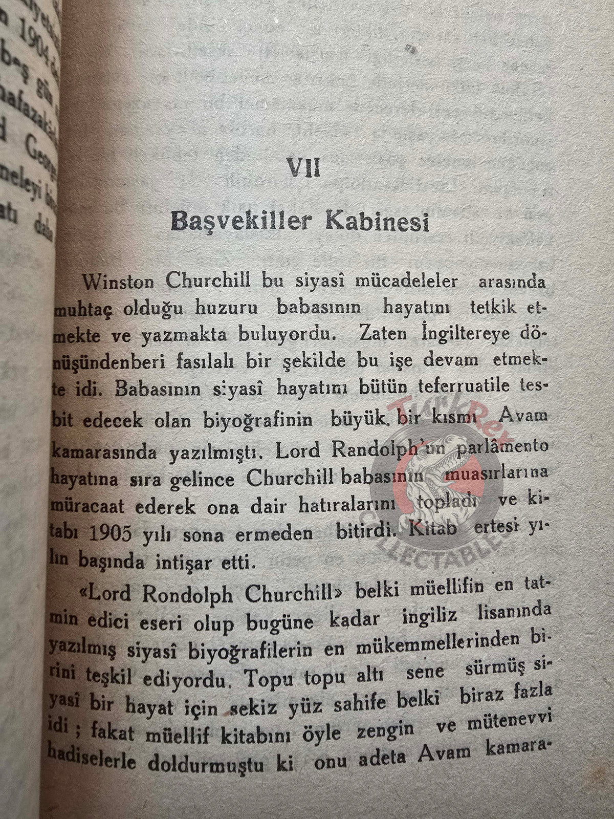 Famous Men of the War Vol 4 1942 Winston Churchill Turkish Book Turkey WW2 World Two