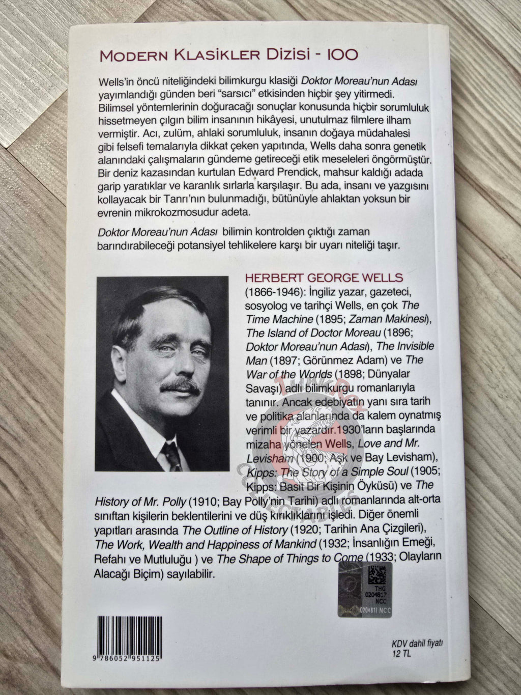 H. G. Wells – The Island of Doctor Moreau Turkish Book Turkey