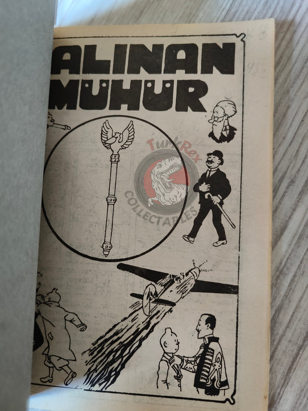 Tintin – King Ottokar’s Sceptre mid 1980s Turkish Edition Comic Turkey 2